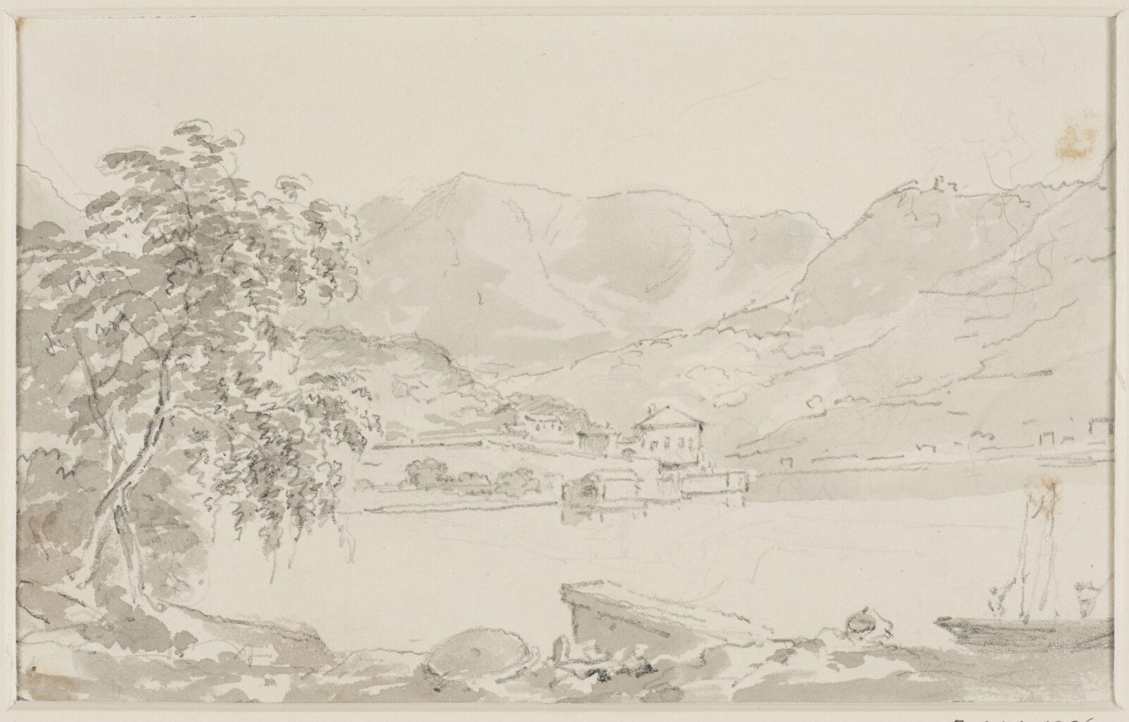 Drawing, George Howland Beaumont, 1783-1822