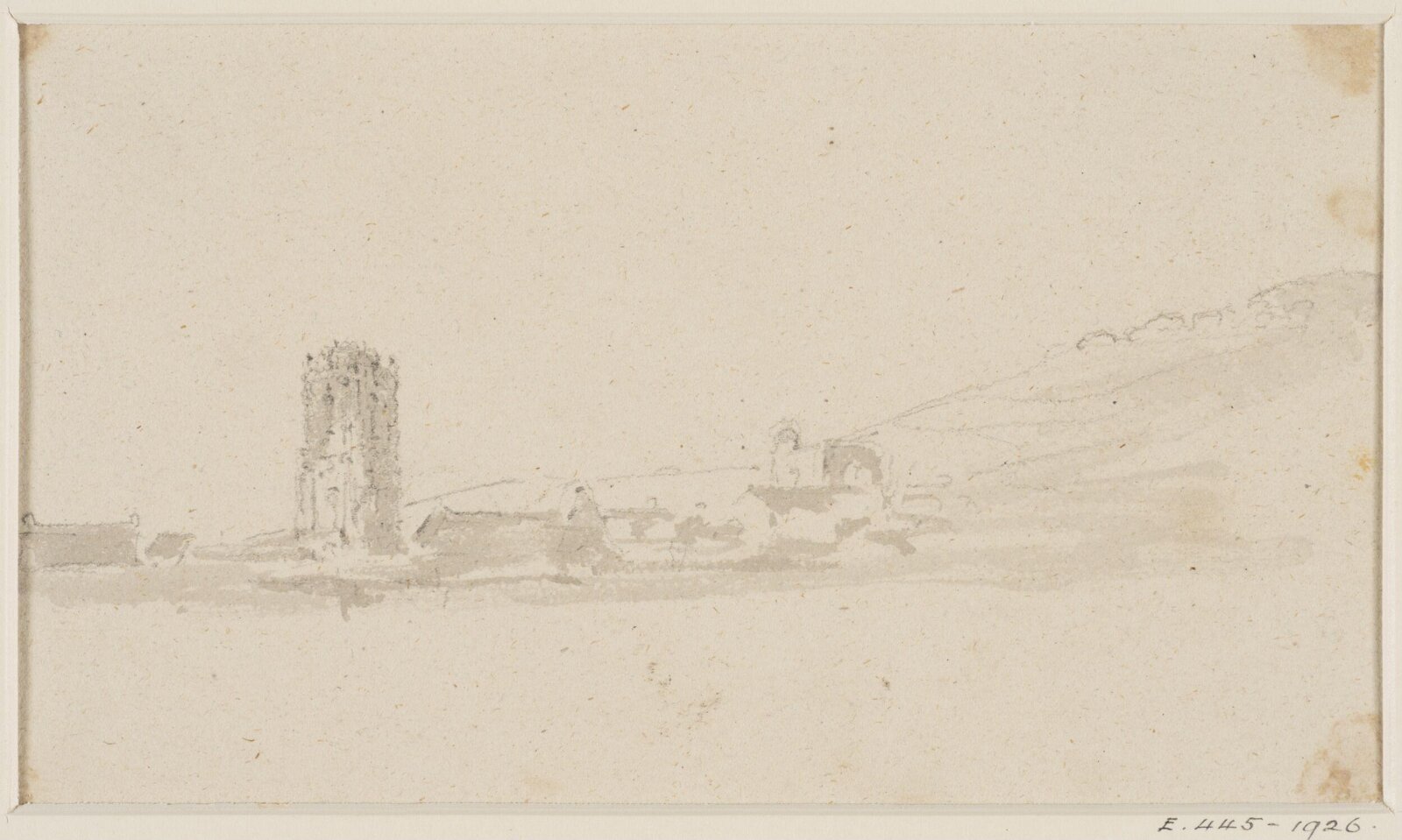 Drawing, George Howland Beaumont, 1783-1822