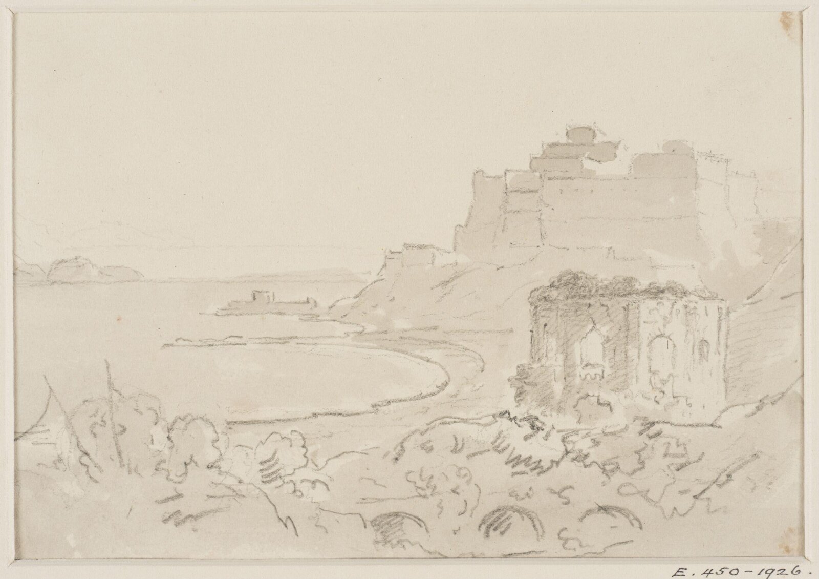 Drawing, George Howland Beaumont, 1783-1822