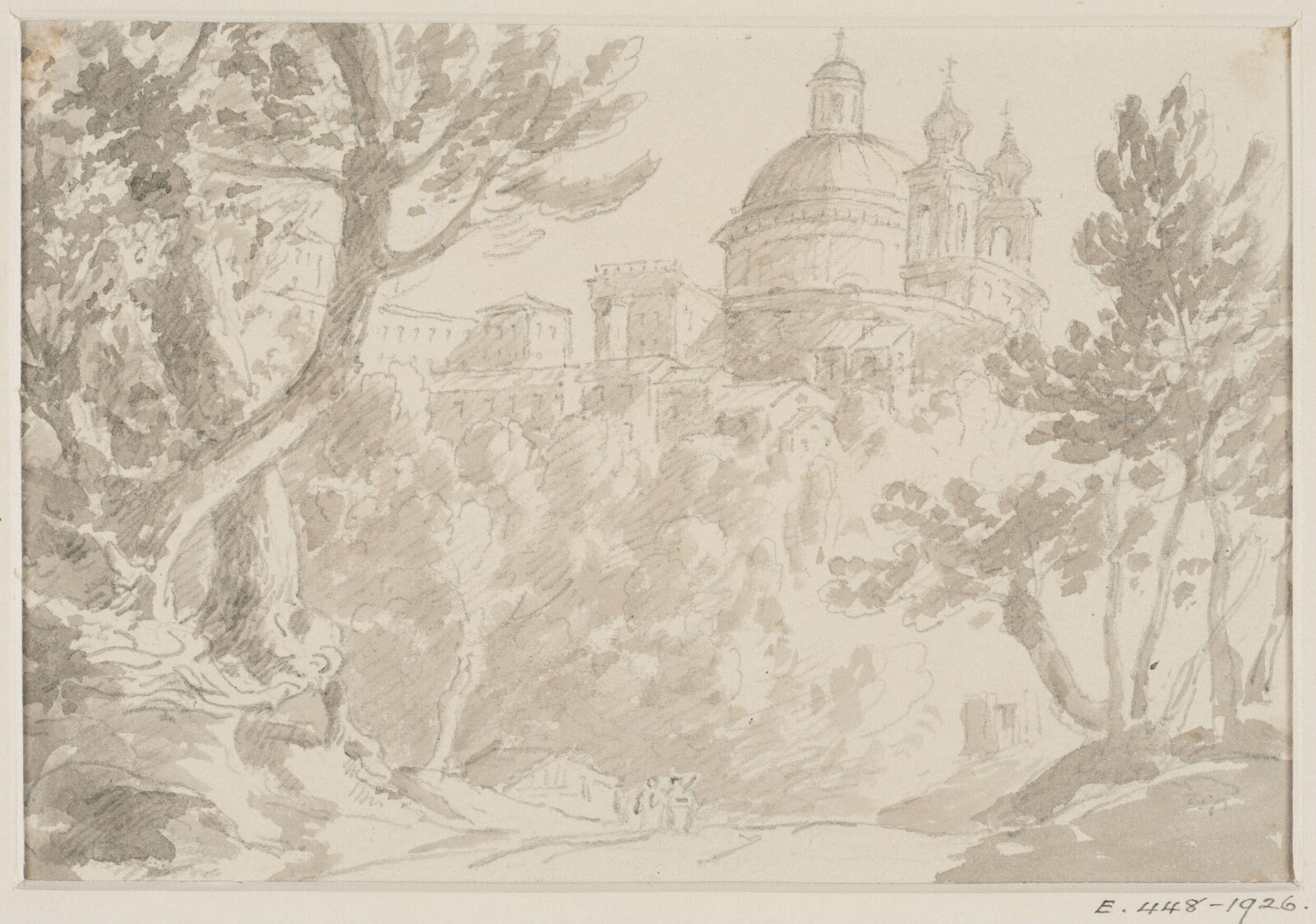 Drawing, George Howland Beaumont, 1783-1822