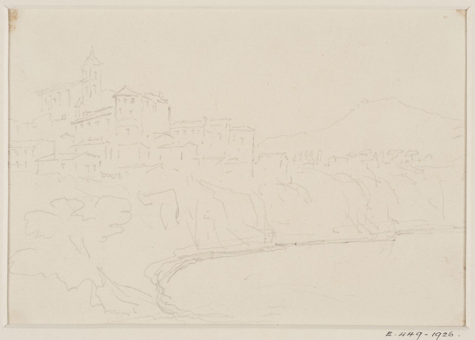 Drawing, George Howland Beaumont, 1783-1822