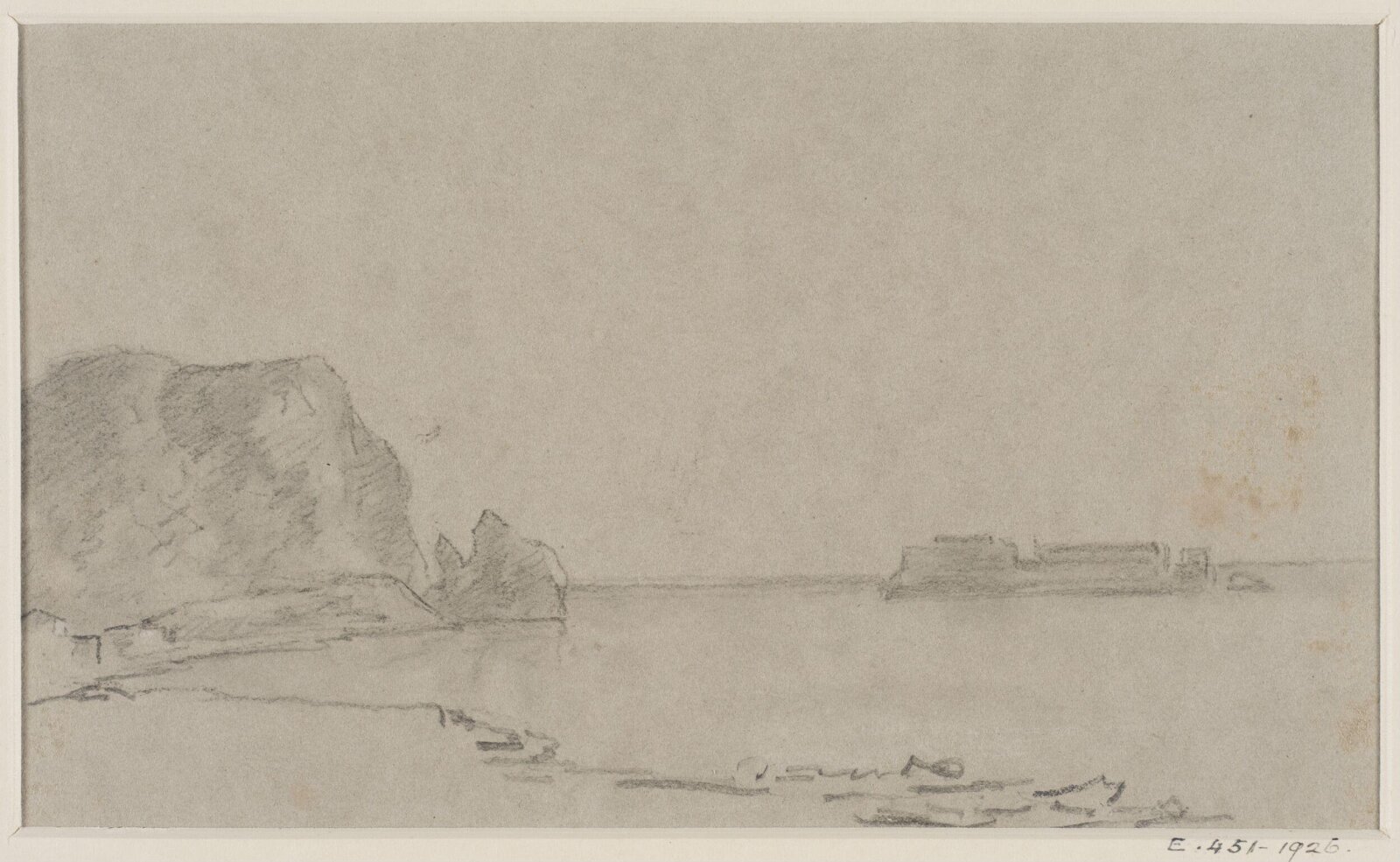 Drawing, George Howland Beaumont, 1783-1822