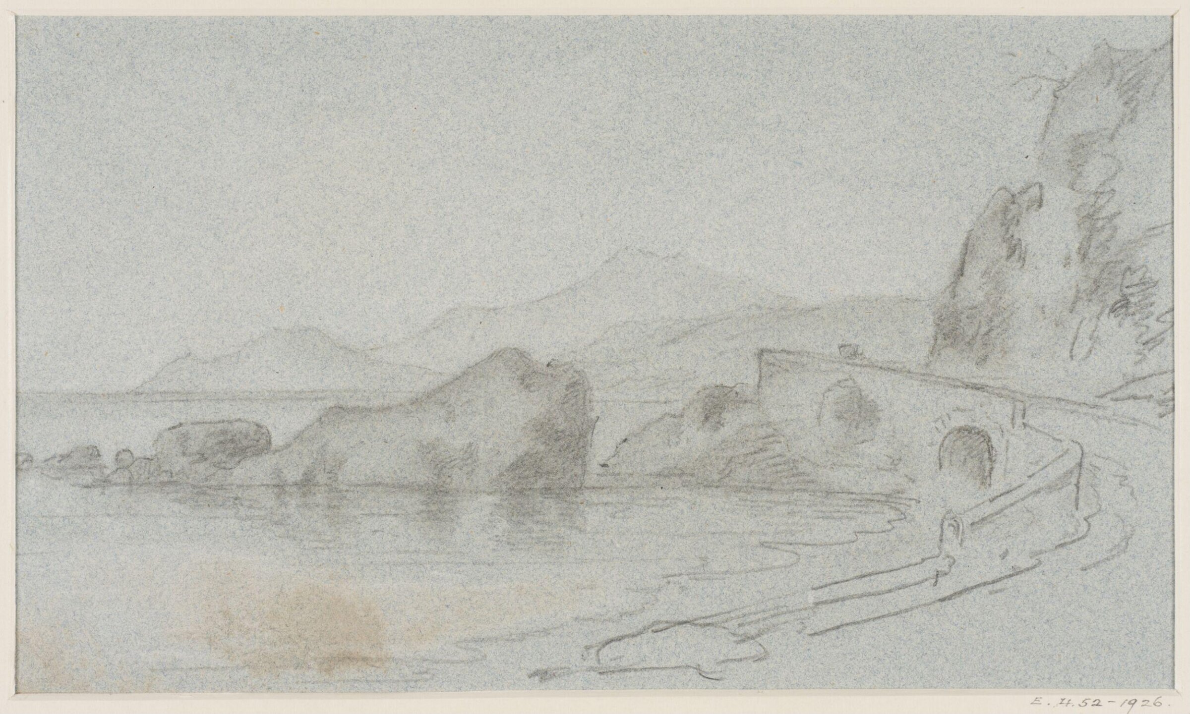 Drawing, George Howland Beaumont, 1783-1822