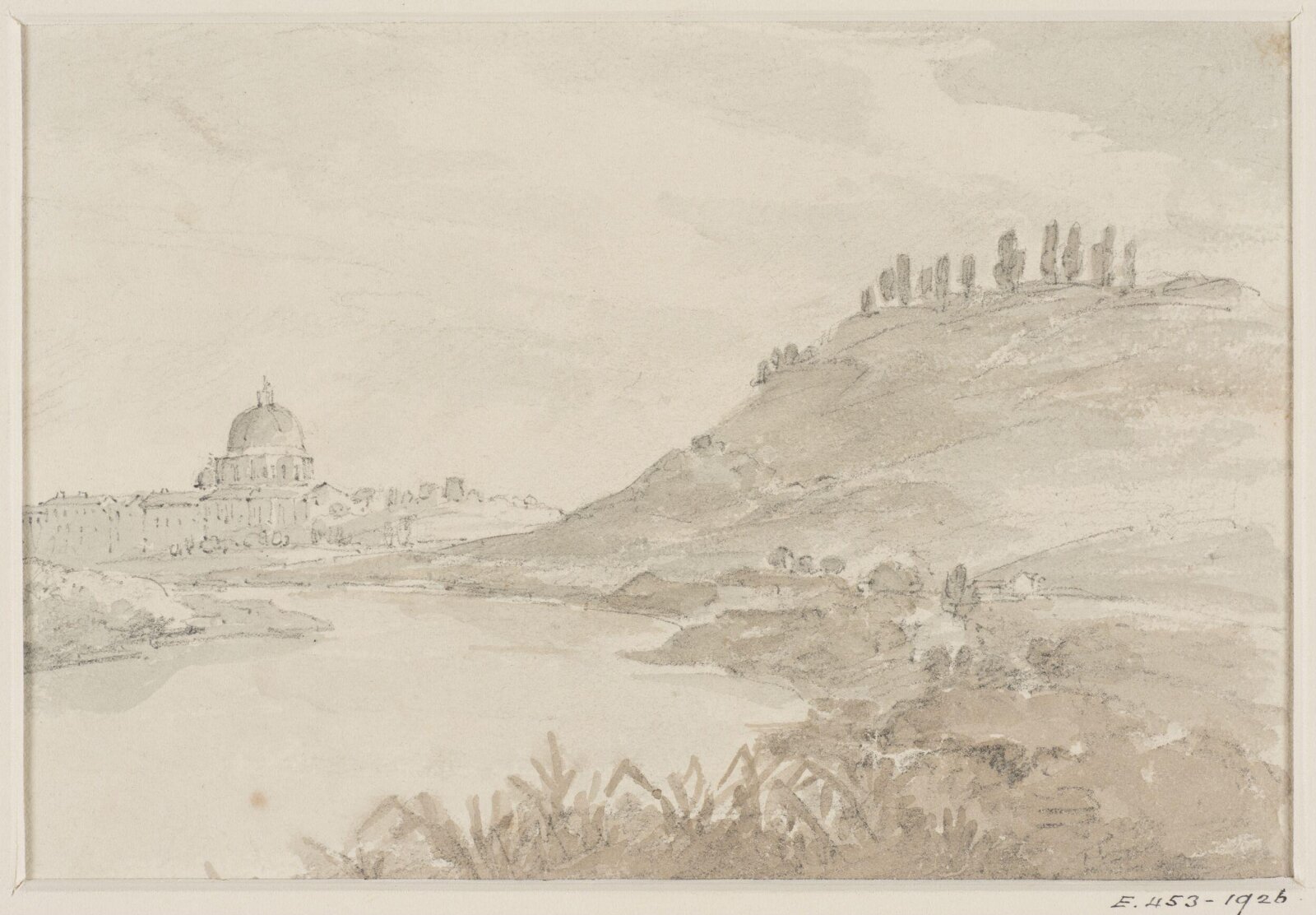 Drawing, George Howland Beaumont, 1783-1822