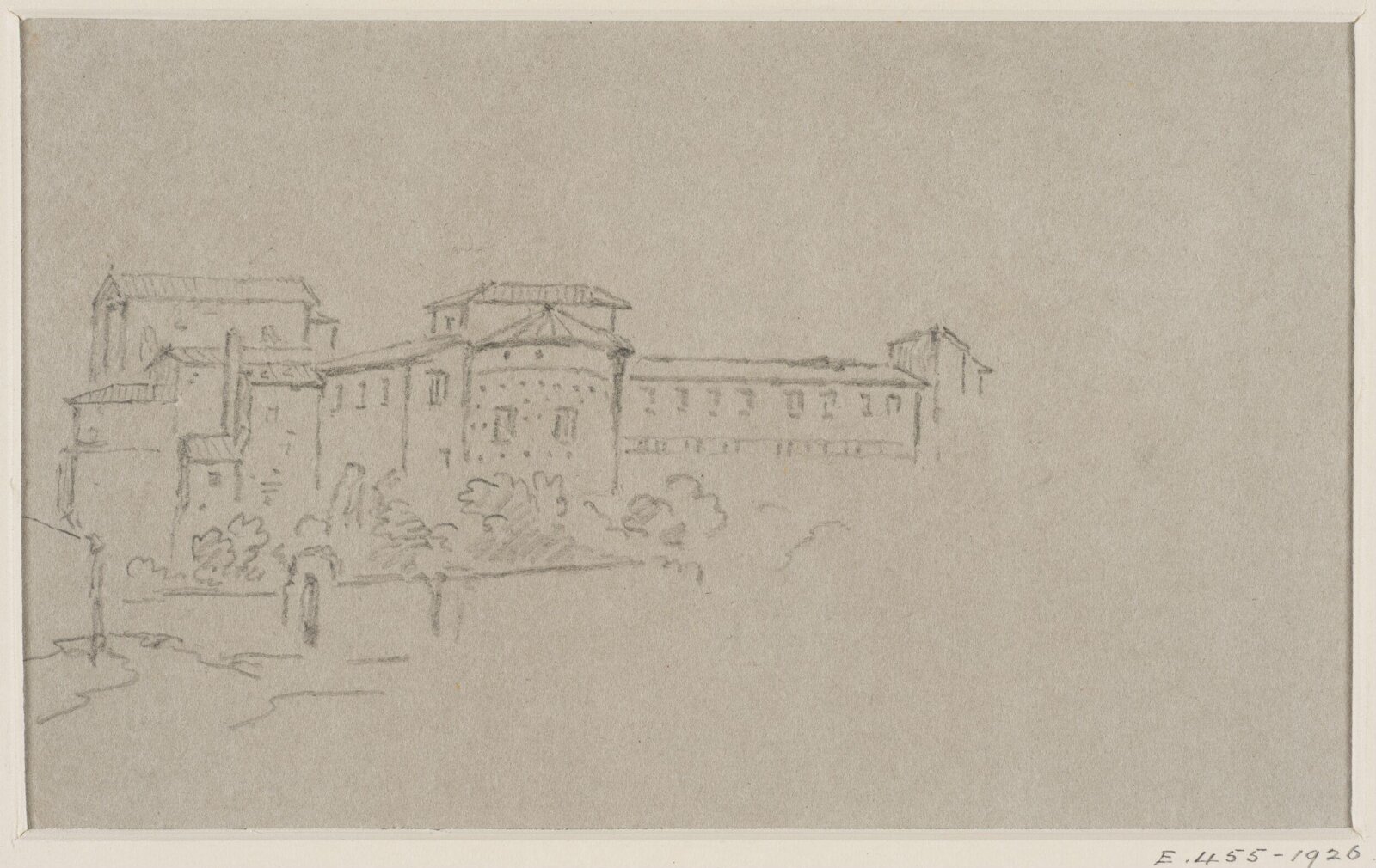 Drawing, George Howland Beaumont, 1783-1822