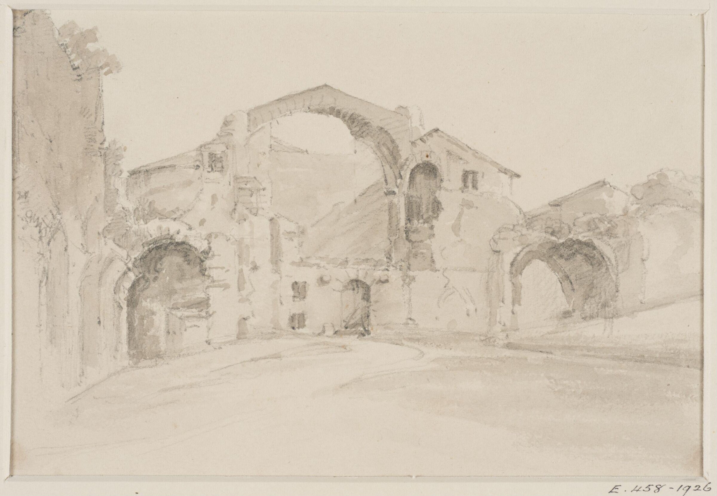Drawing, George Howland Beaumont, 1783-1822