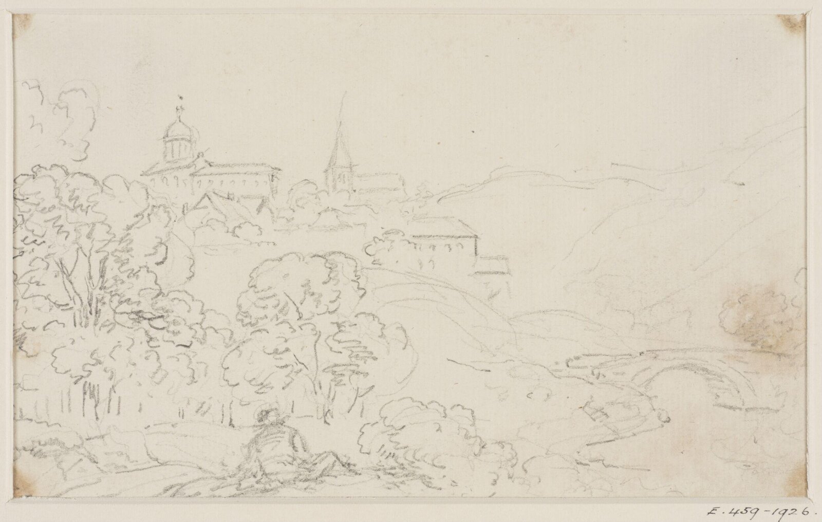 Drawing, George Howland Beaumont, 1783-1822