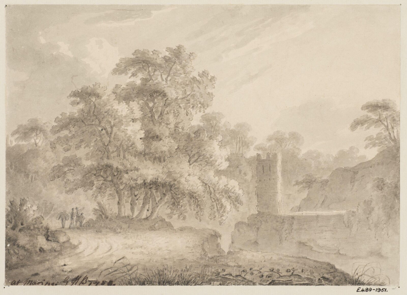 At Marino, George Howland Beaumont, 1780s