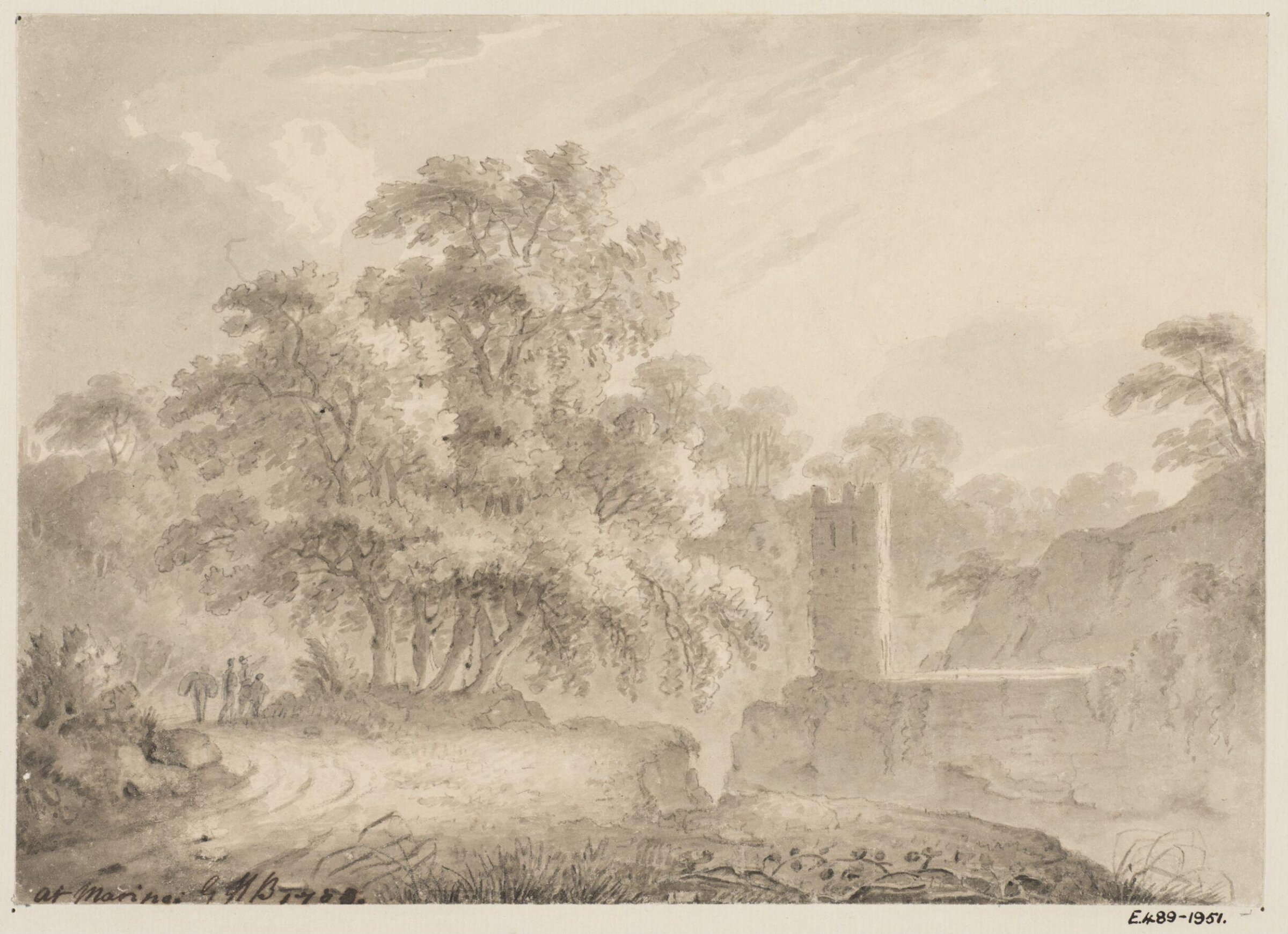 At Marino, George Howland Beaumont, 1780s