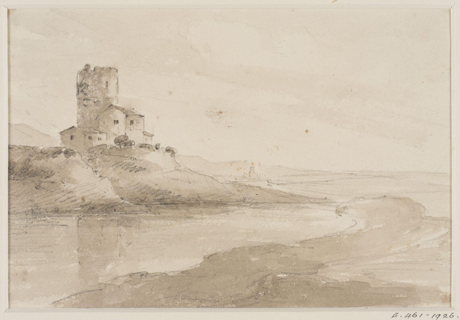 Drawing, George Howland Beaumont, 1783-1822