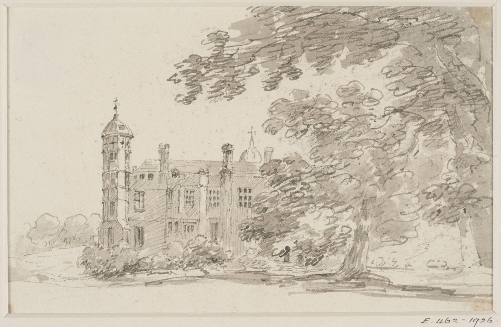 Drawing, George Howland Beaumont, 1783-1822