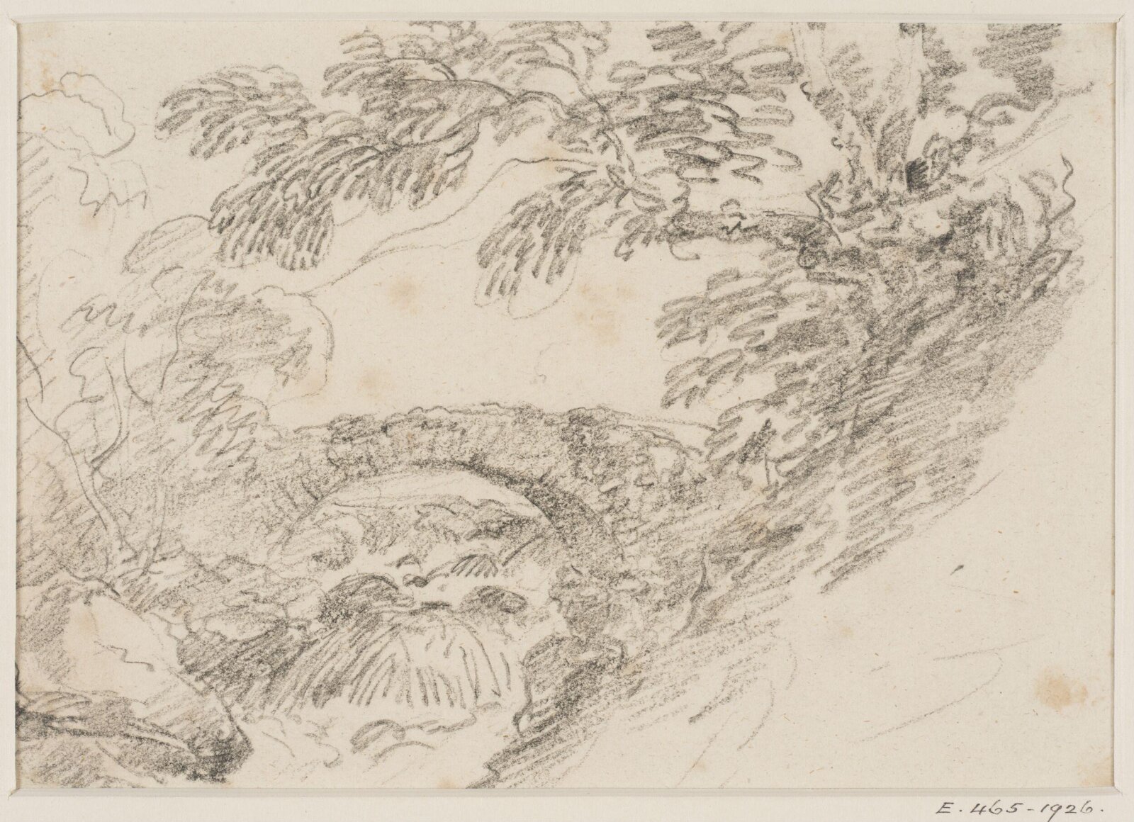 Drawing, George Howland Beaumont, 1783-1822