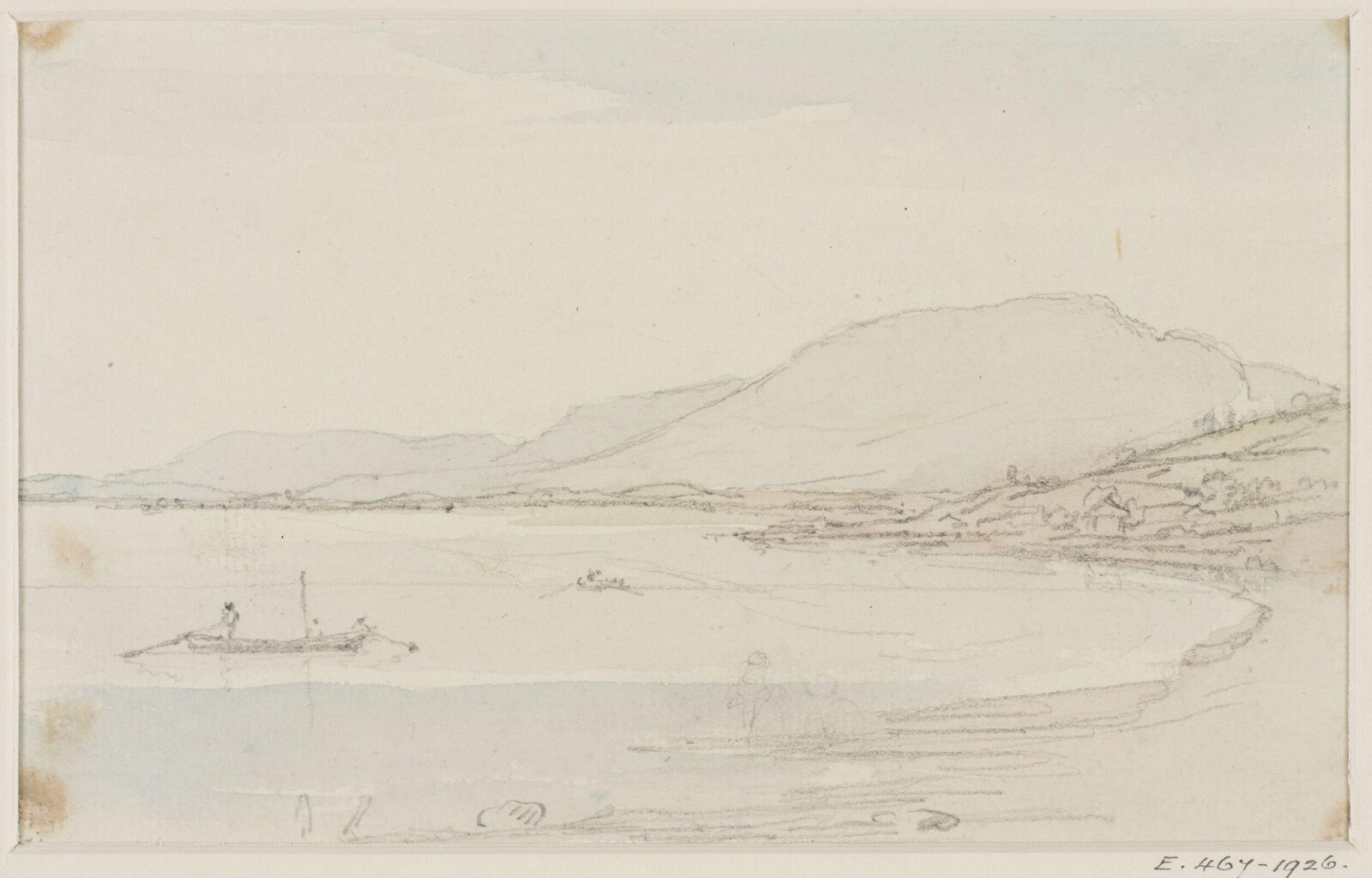 Drawing, George Howland Beaumont, 1783-1822