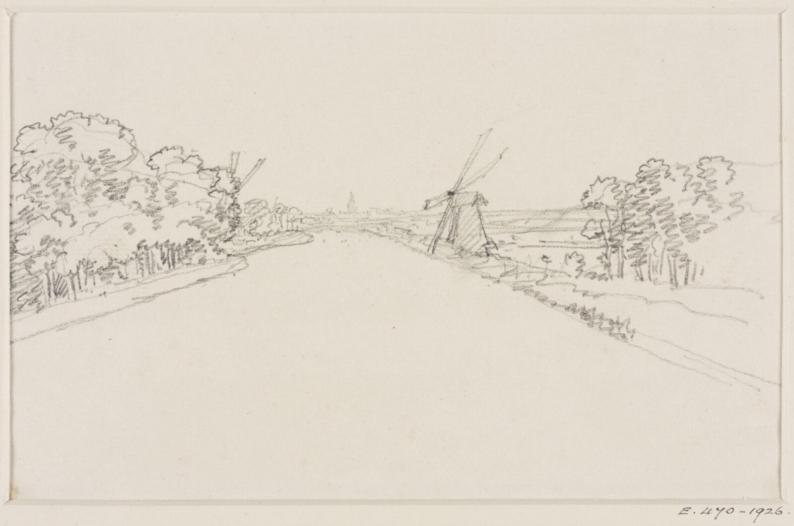 Drawing, George Howland Beaumont, 1783-1822