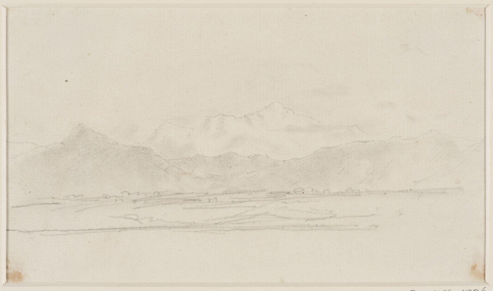Drawing, George Howland Beaumont, 1783-1822