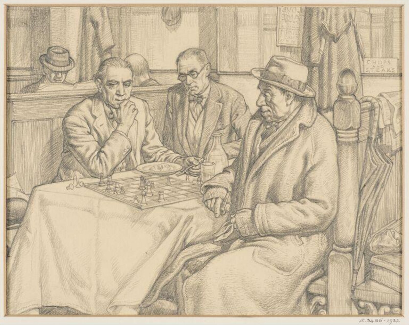 In check, Stanley Anderson, 1932
