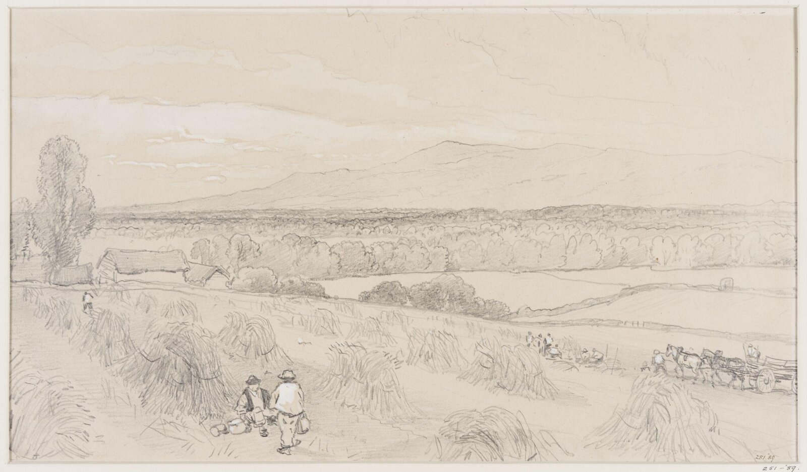 Harvest scene, Beverly, 1830-80