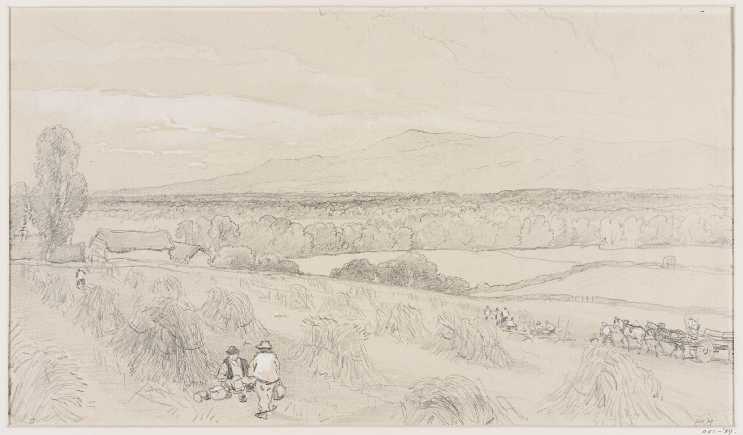 Harvest scene, Beverly, 1830-80