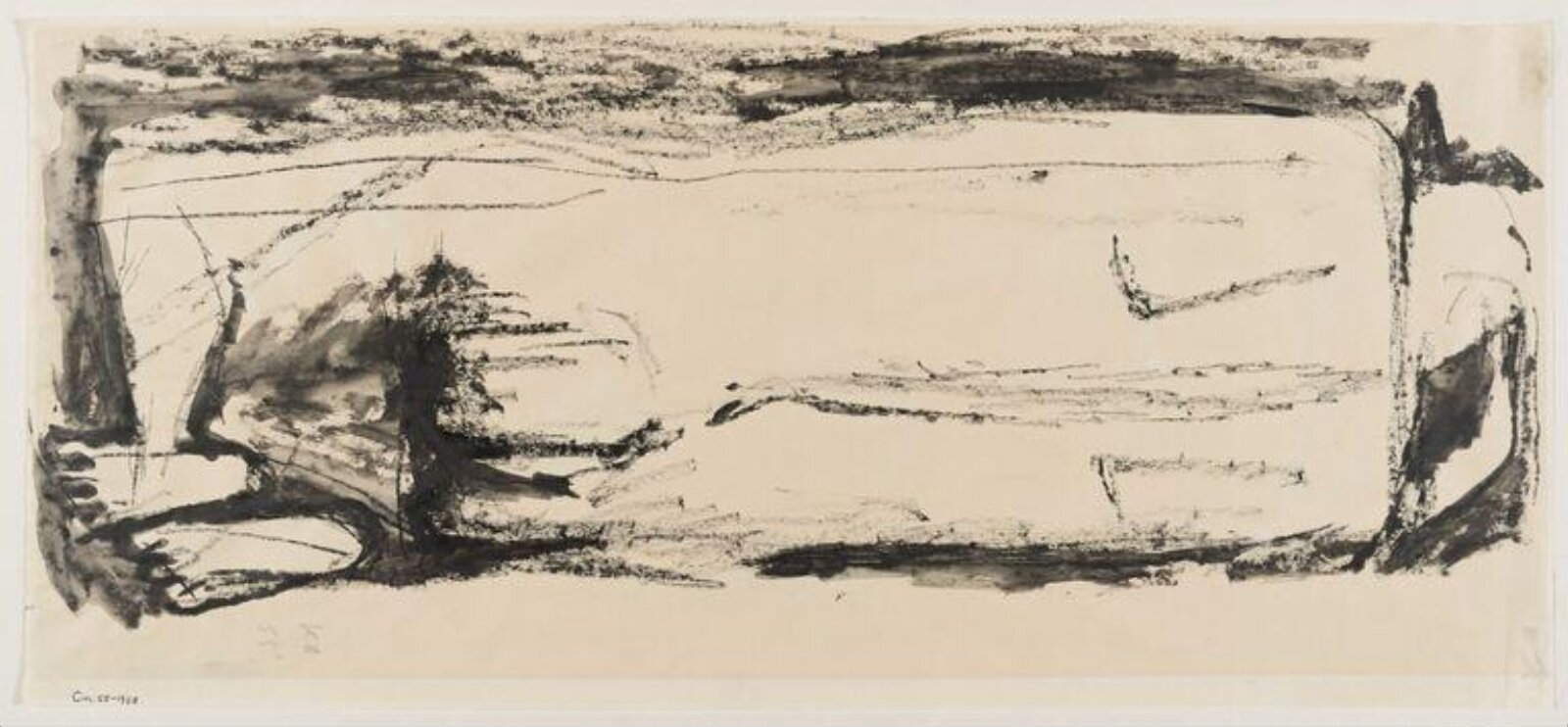 Drawing, armitage, 1955
