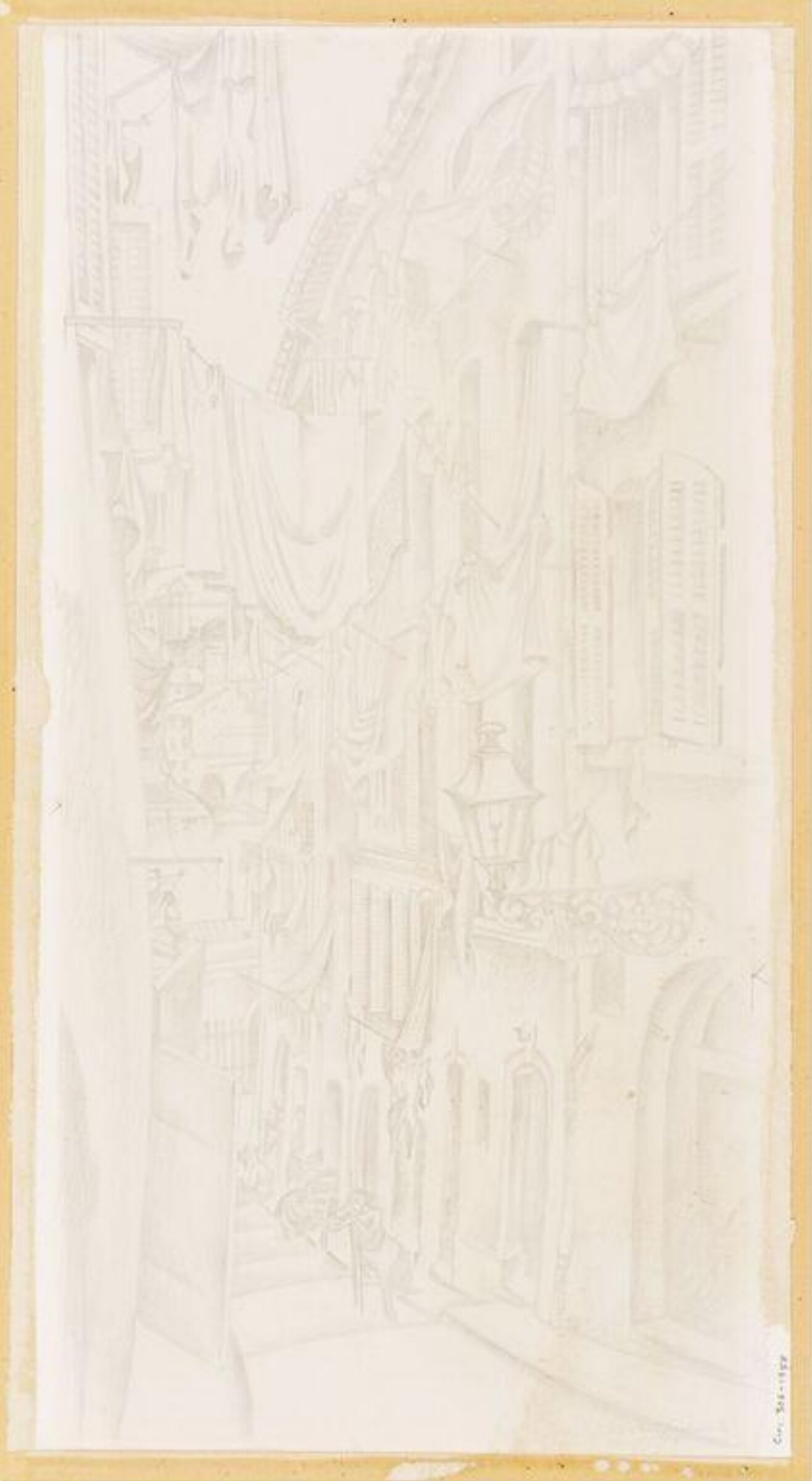 A Street in Marseilles (Rue des Gassins), Edward Wadsworth, 1924