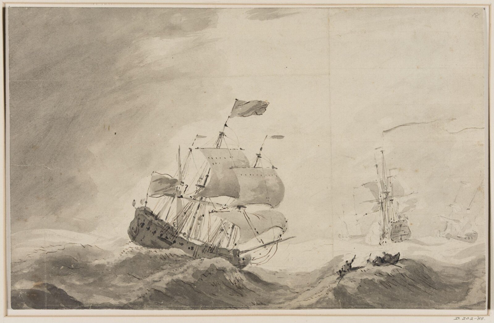 Drawing, William Marlow, c. early 19th century