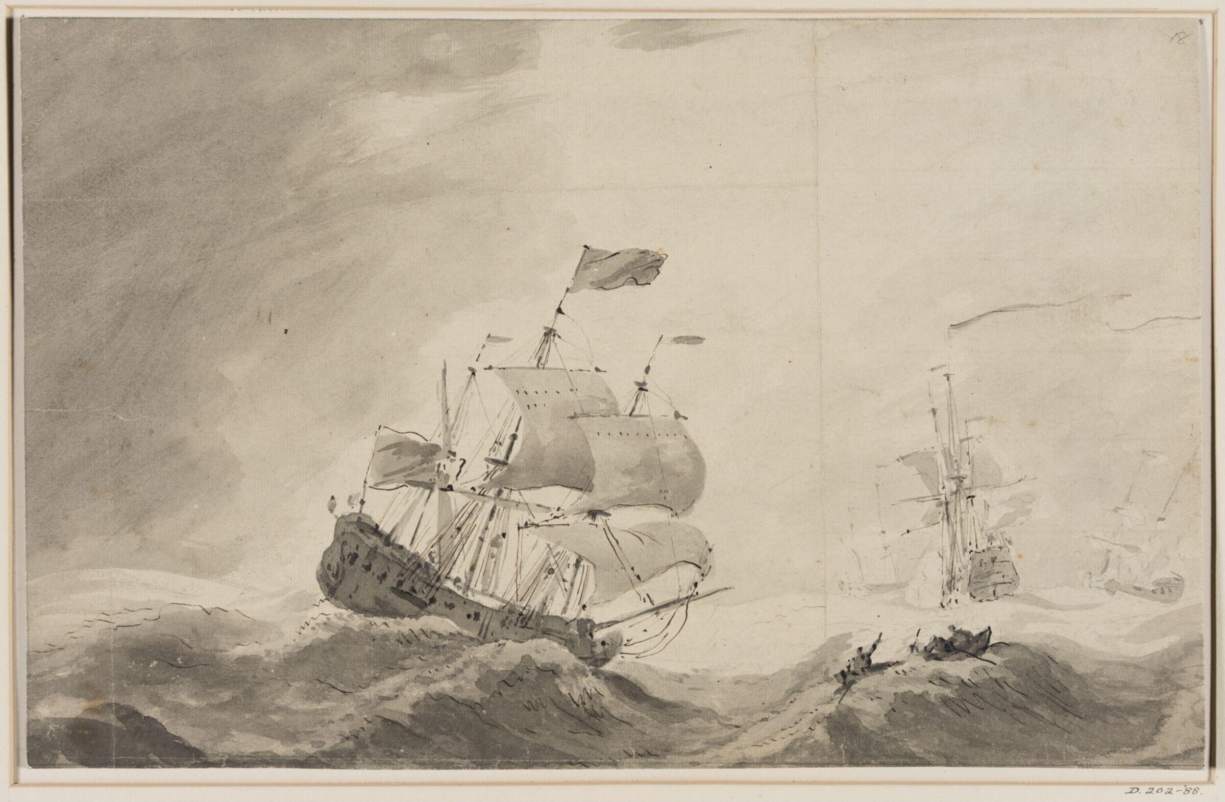 Drawing, William Marlow, c. early 19th century