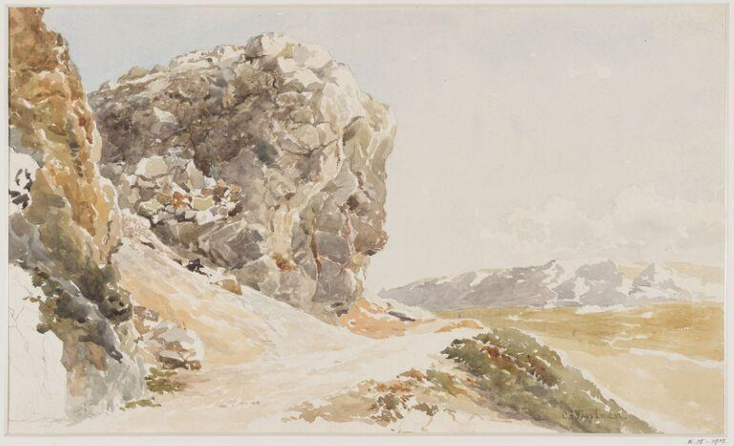 Dwygyfylchi Pass, North Wales, Charles Henry Woodman, 19th century