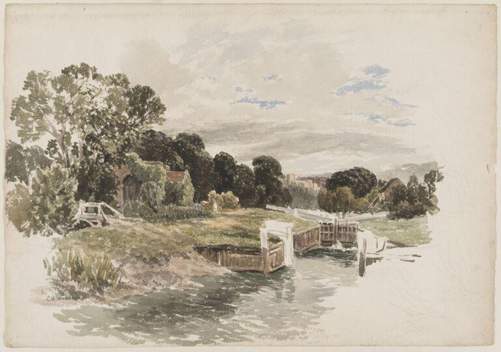 Denham Locks, Windsor, Charles Henry Woodman, XIX век