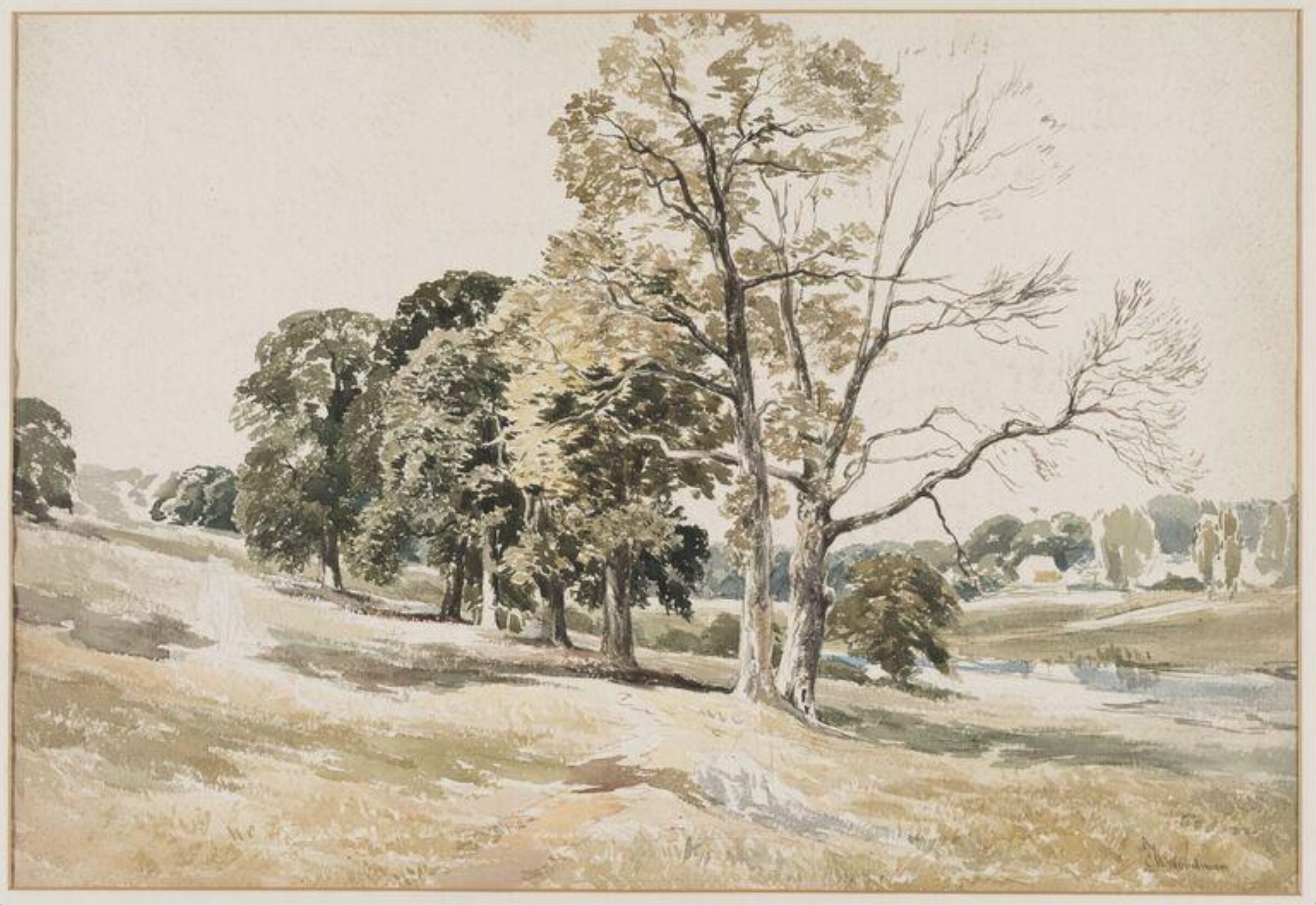 Parliament Hill Fields, Hampstead, Charles Henry Woodman, 19th century