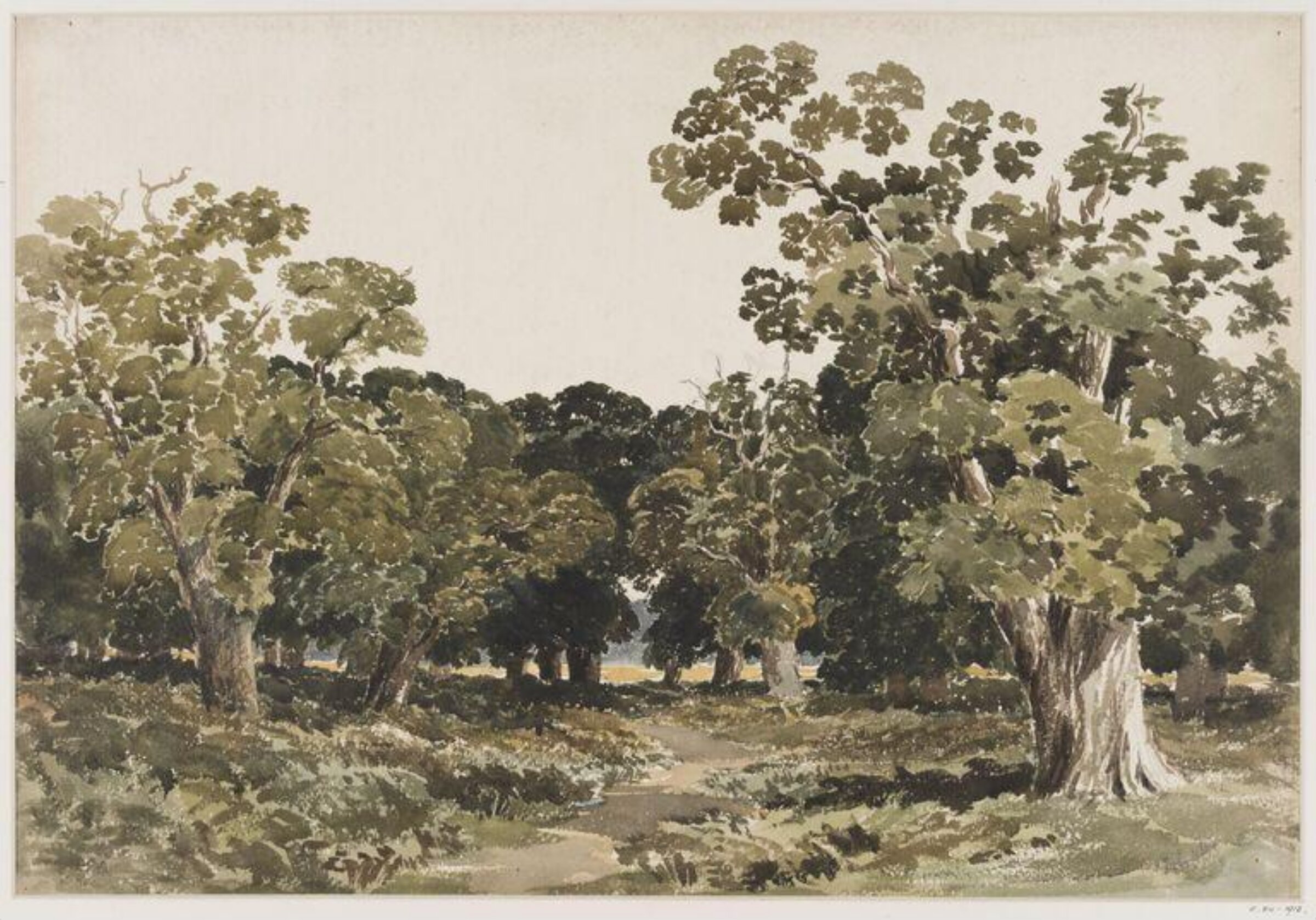 Richmond Park, Charles Henry Woodman, 1853