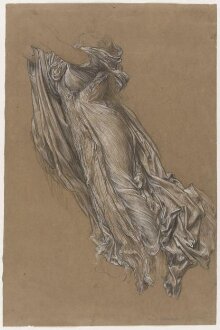 Study of draperies for the figure of Persephone thumbnail 1