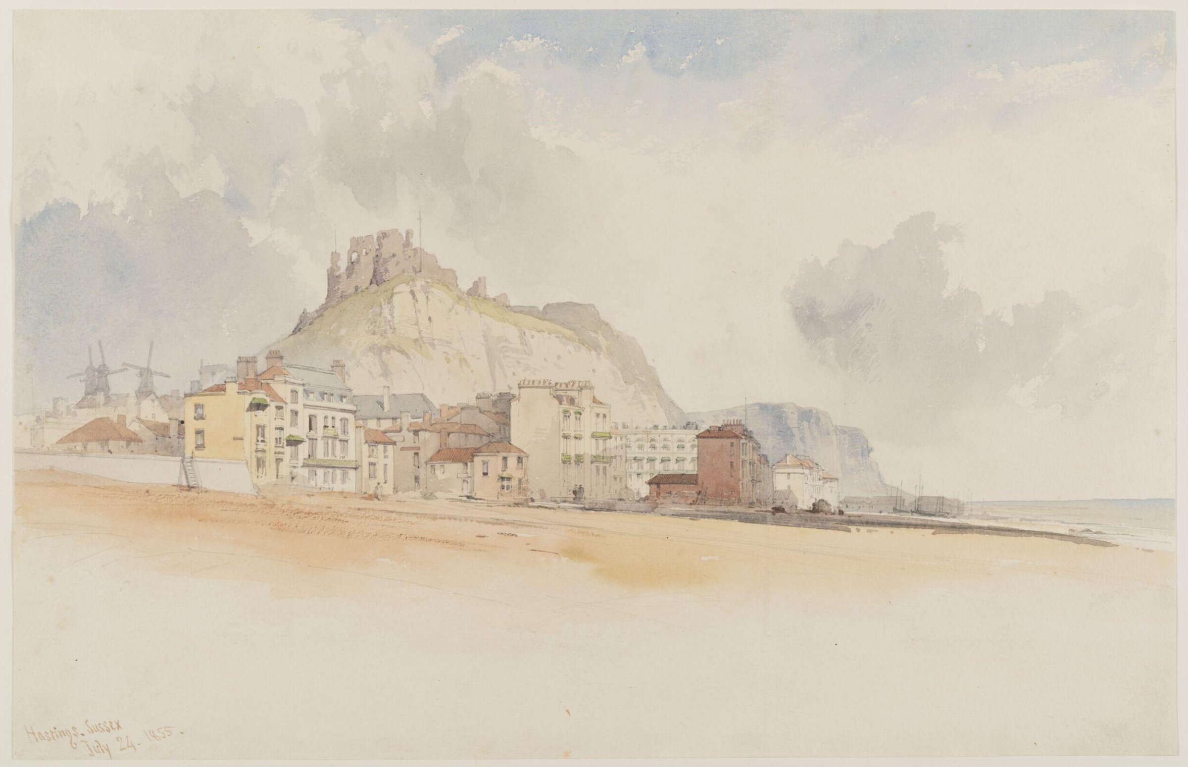 Hastings, Sussex, Thomas Charles Leeson Rowbotham, 24 July 1855