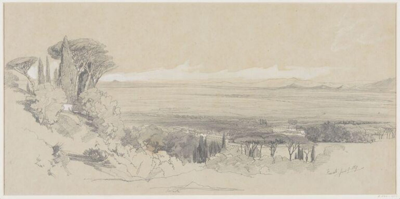 Drawing, Edward Lear, 09/06/1839