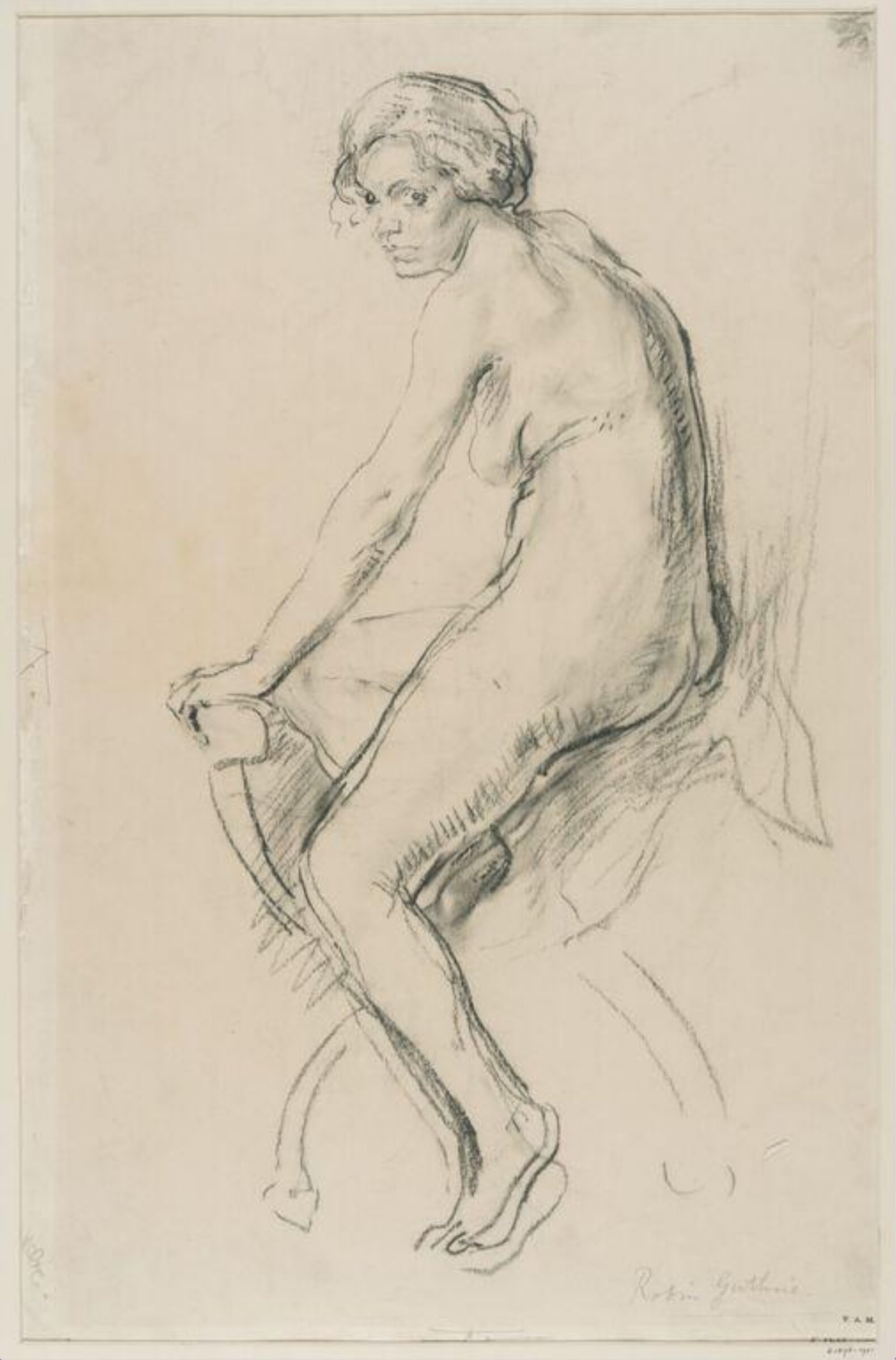 Drawing, Robin Guthrie, mid 1920s