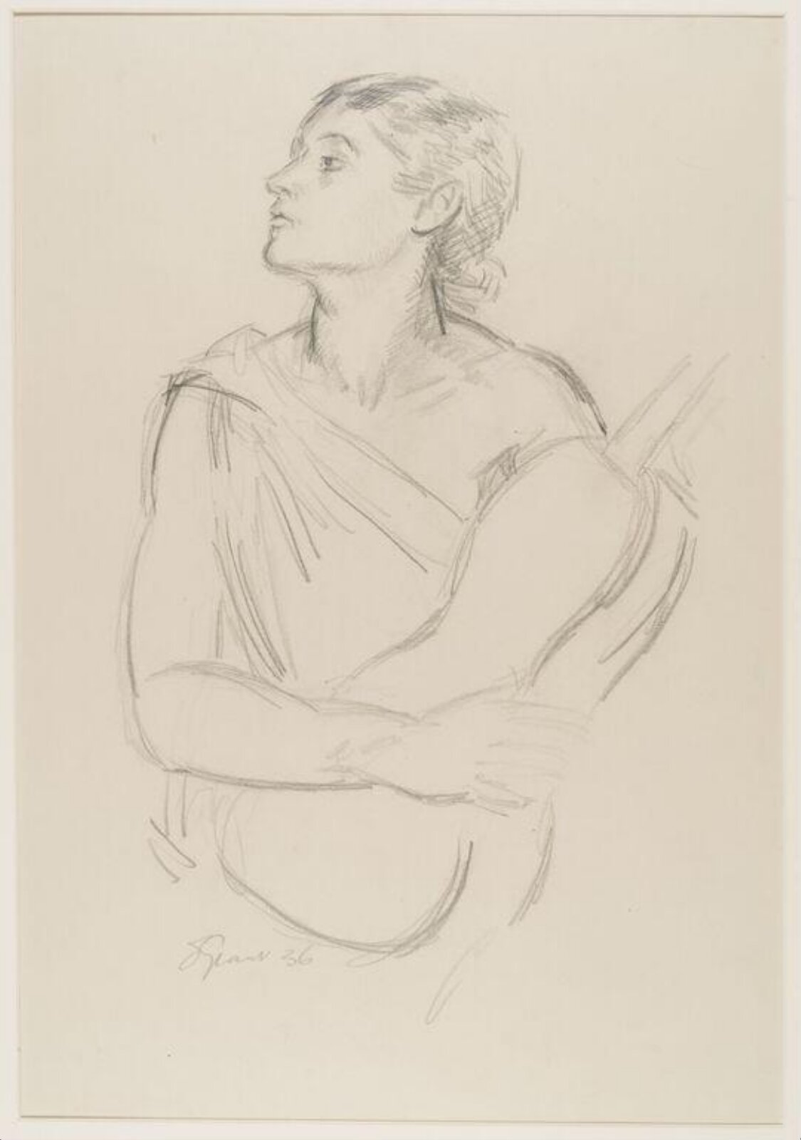 The Guitar Player, Duncan Grant, 1936