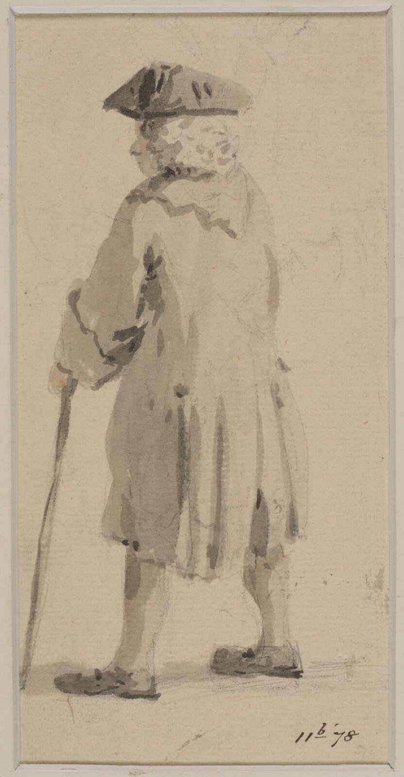 Watercolour, William Marlow, late 18th century