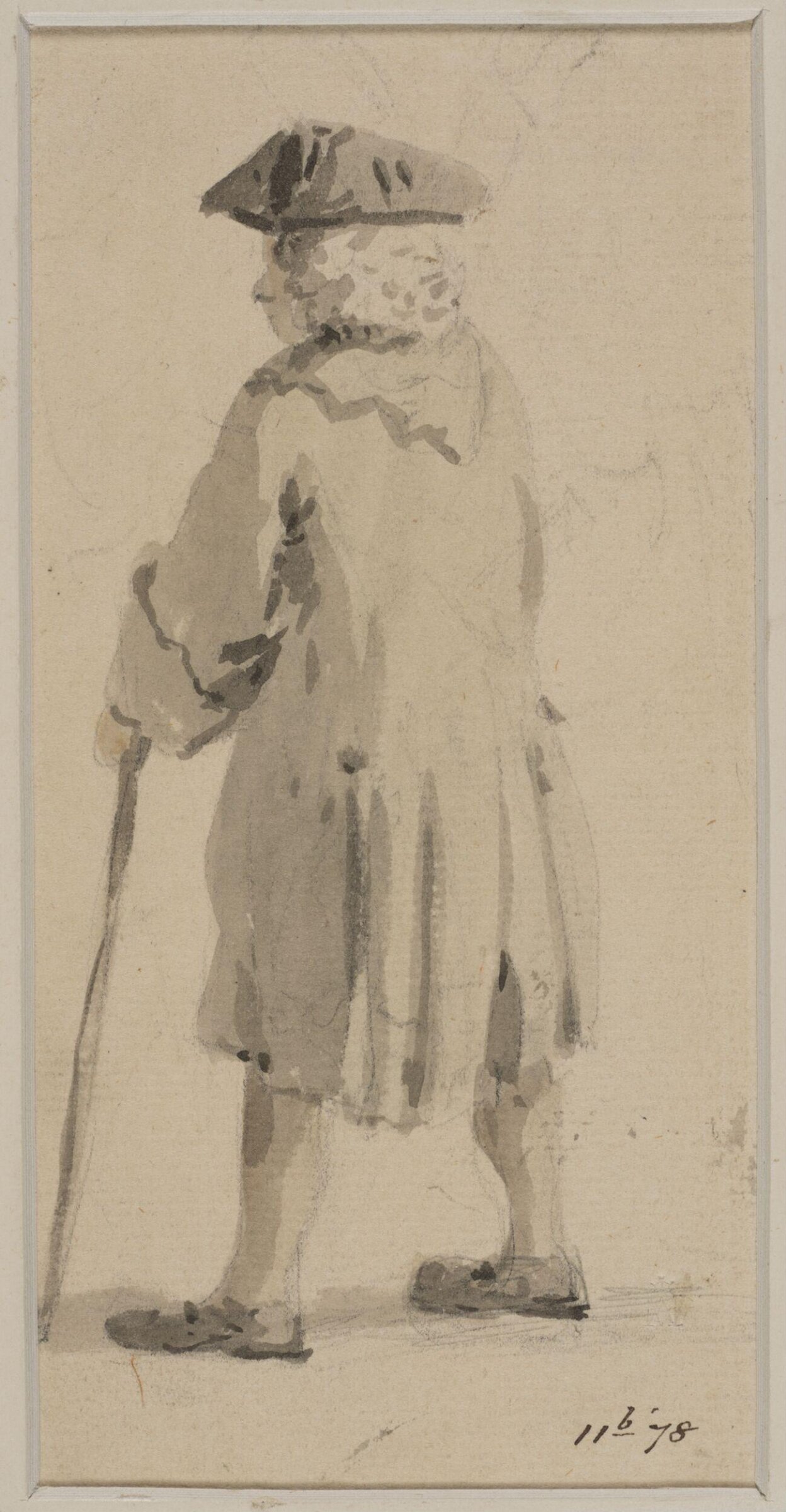 Watercolour, William Marlow, late 18th century