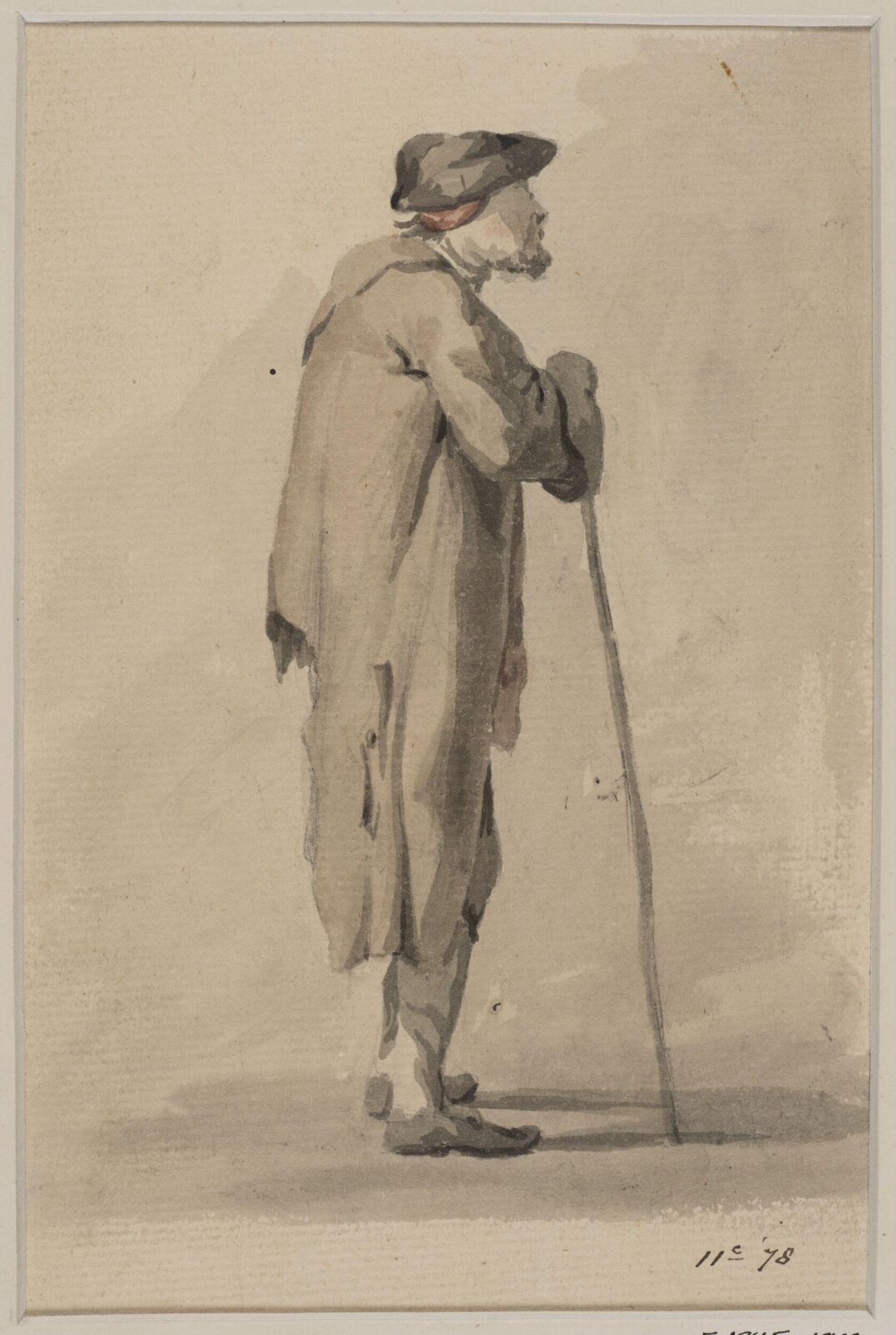Watercolour, William Marlow, late 18th century