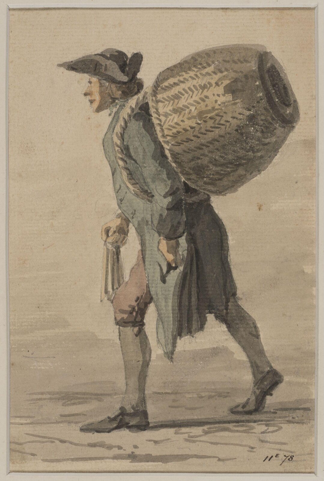 Watercolour, William Marlow, late 18th century