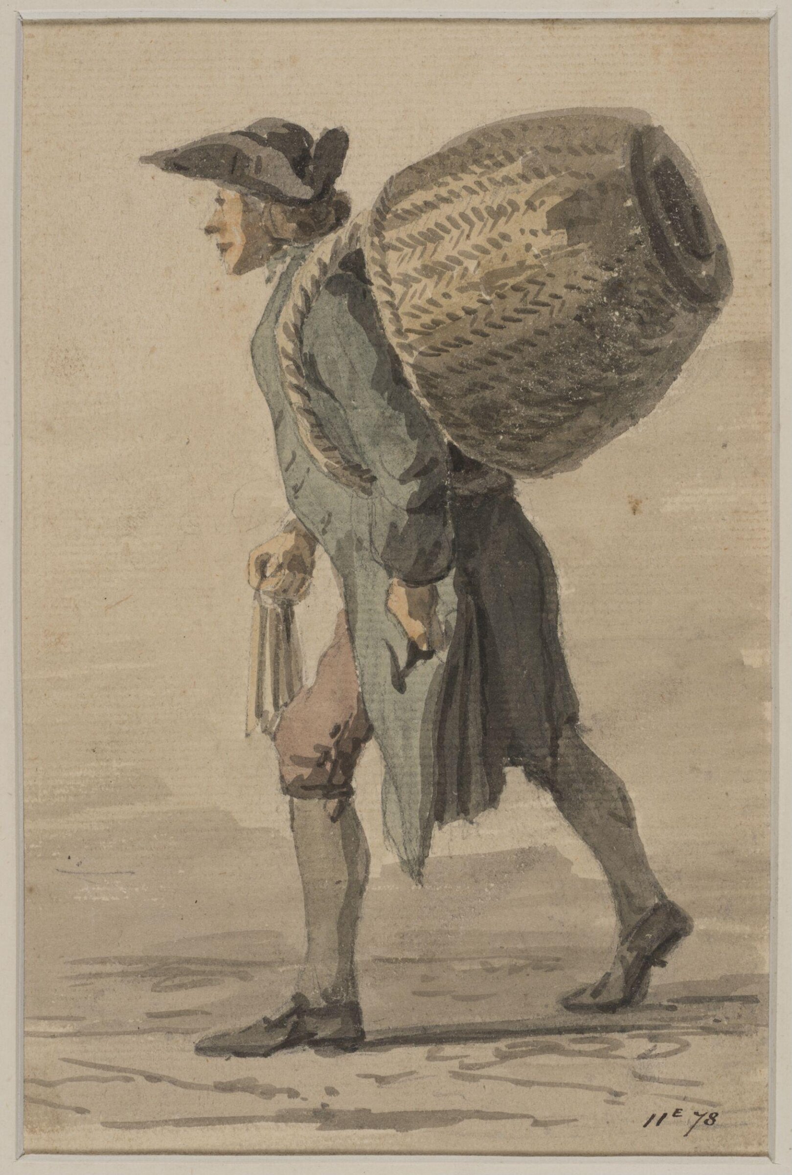 Watercolour, William Marlow, late 18th century