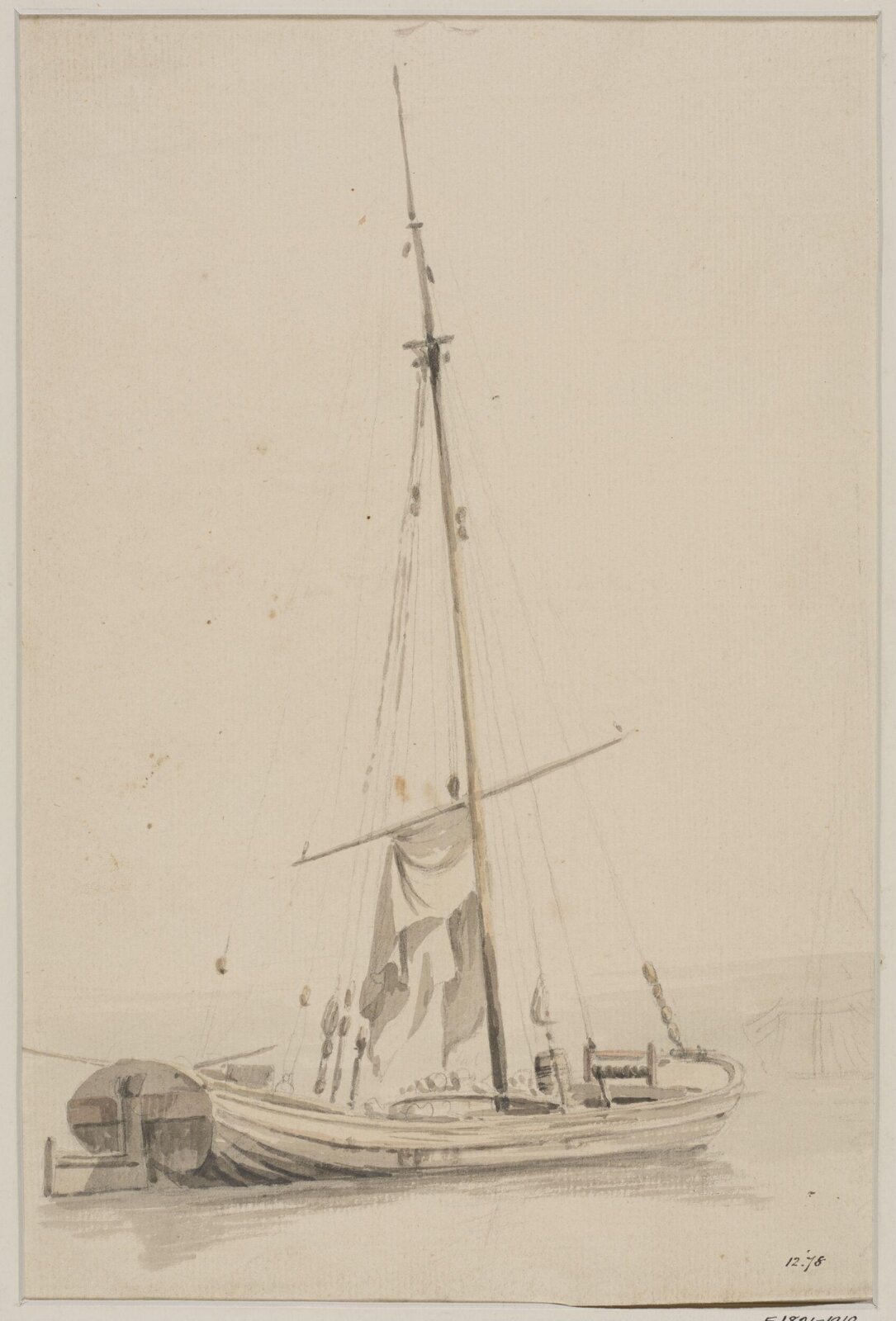 Watercolour, William Marlow, late 18th century