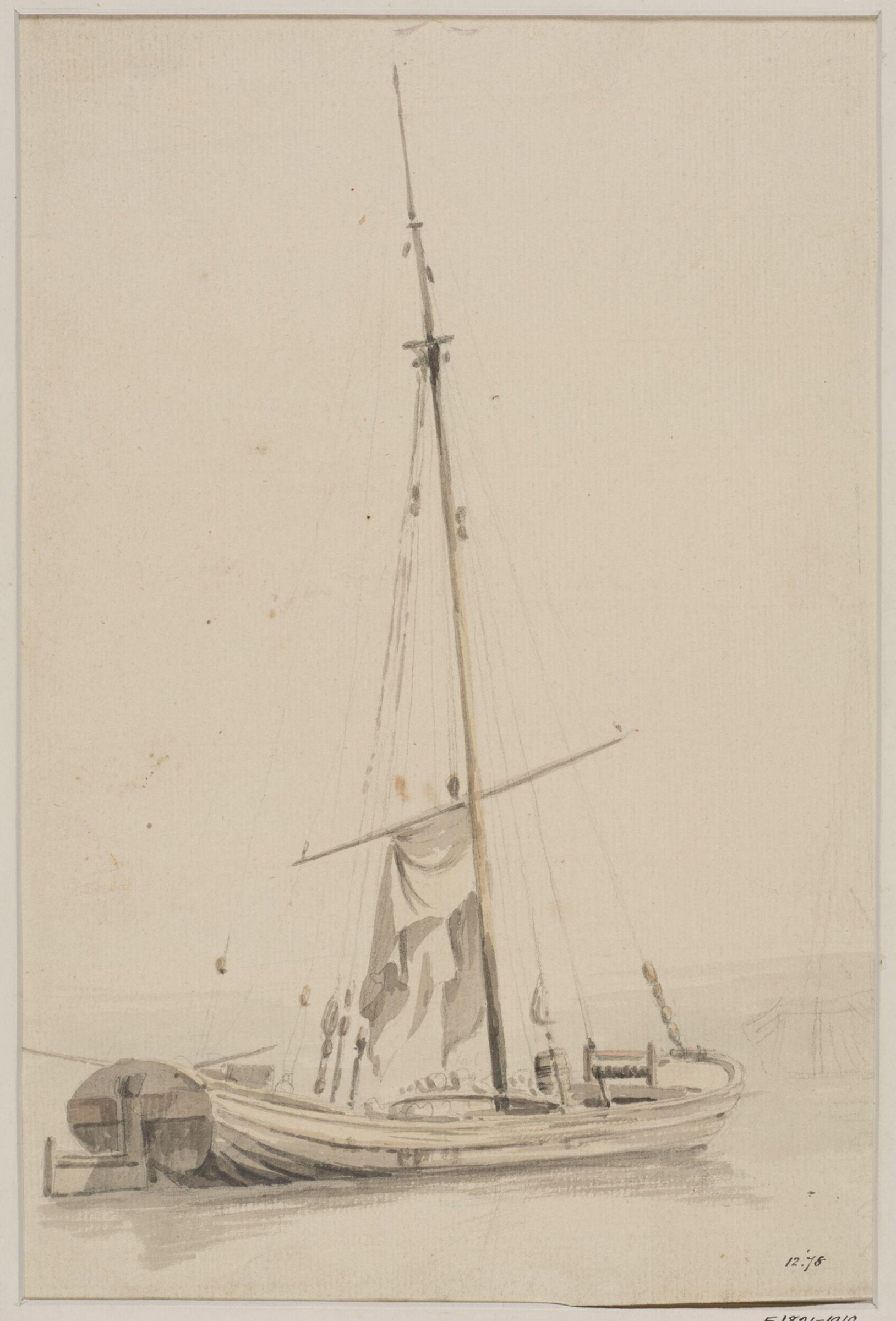 Watercolour, William Marlow, late 18th century