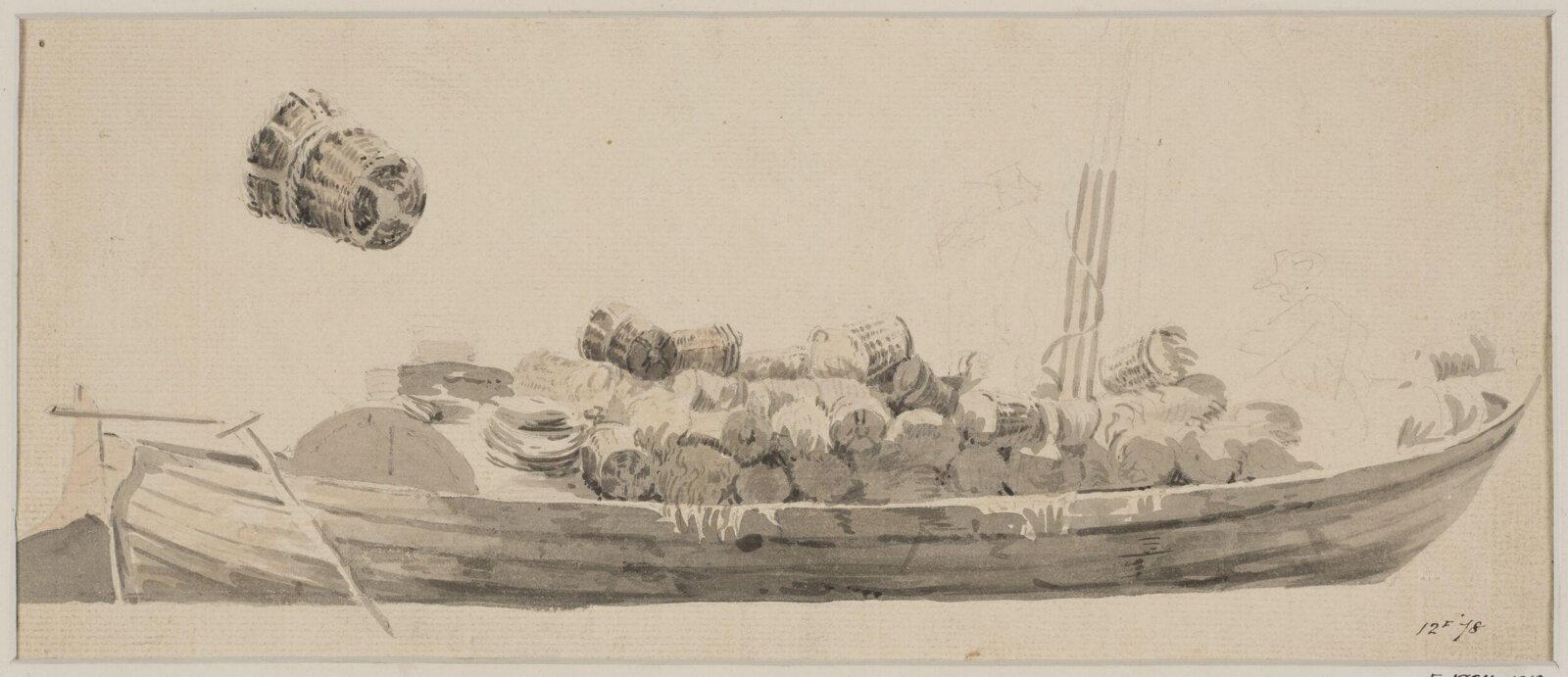 Watercolour, William Marlow, late 18th century