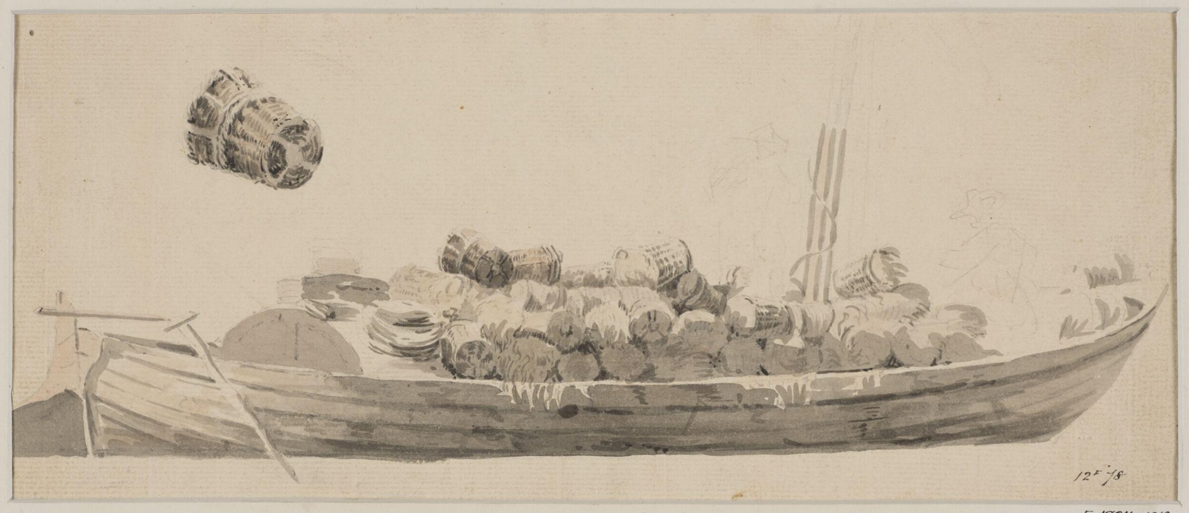 Watercolour, William Marlow, late 18th century