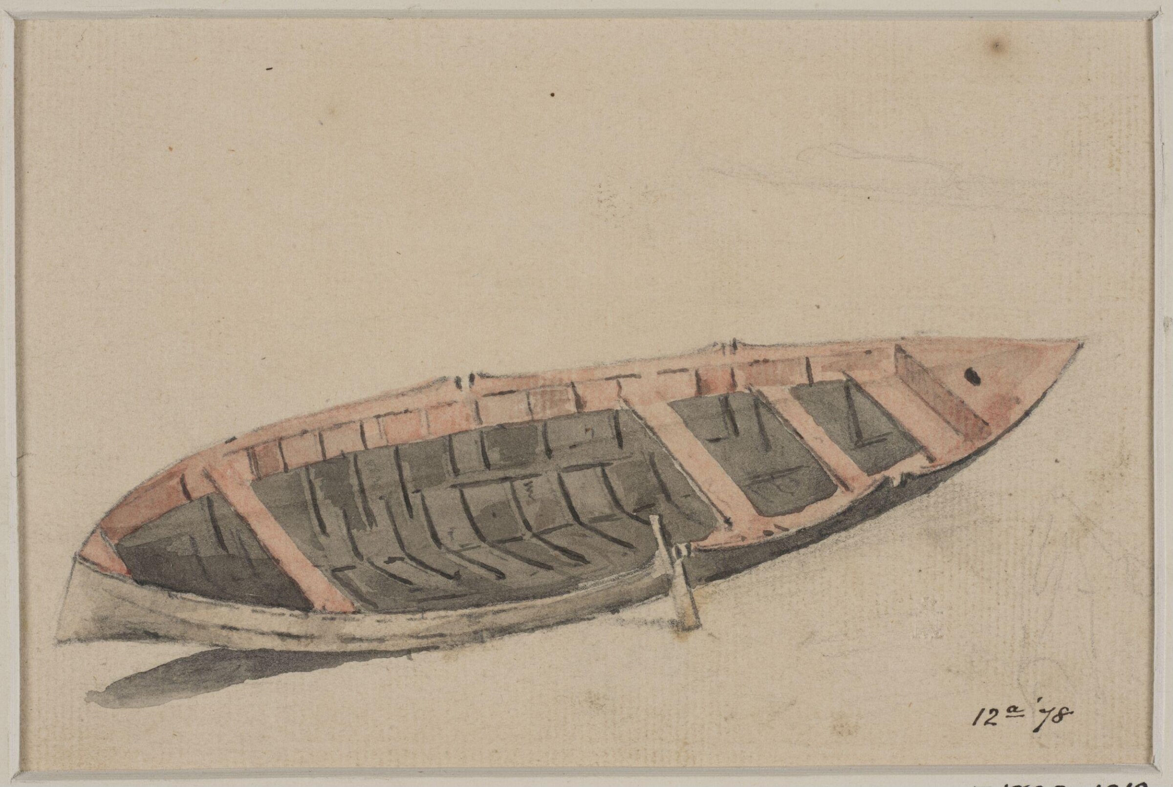 Watercolour, William Marlow, late 18th century