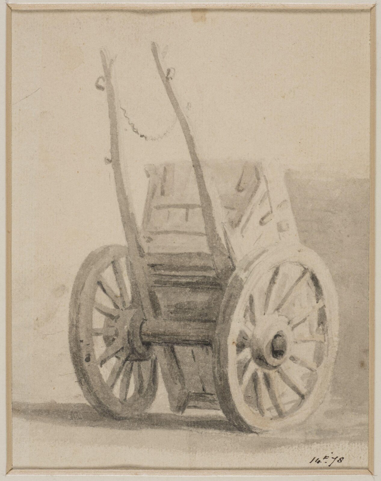 Watercolour, William Marlow, late 18th century
