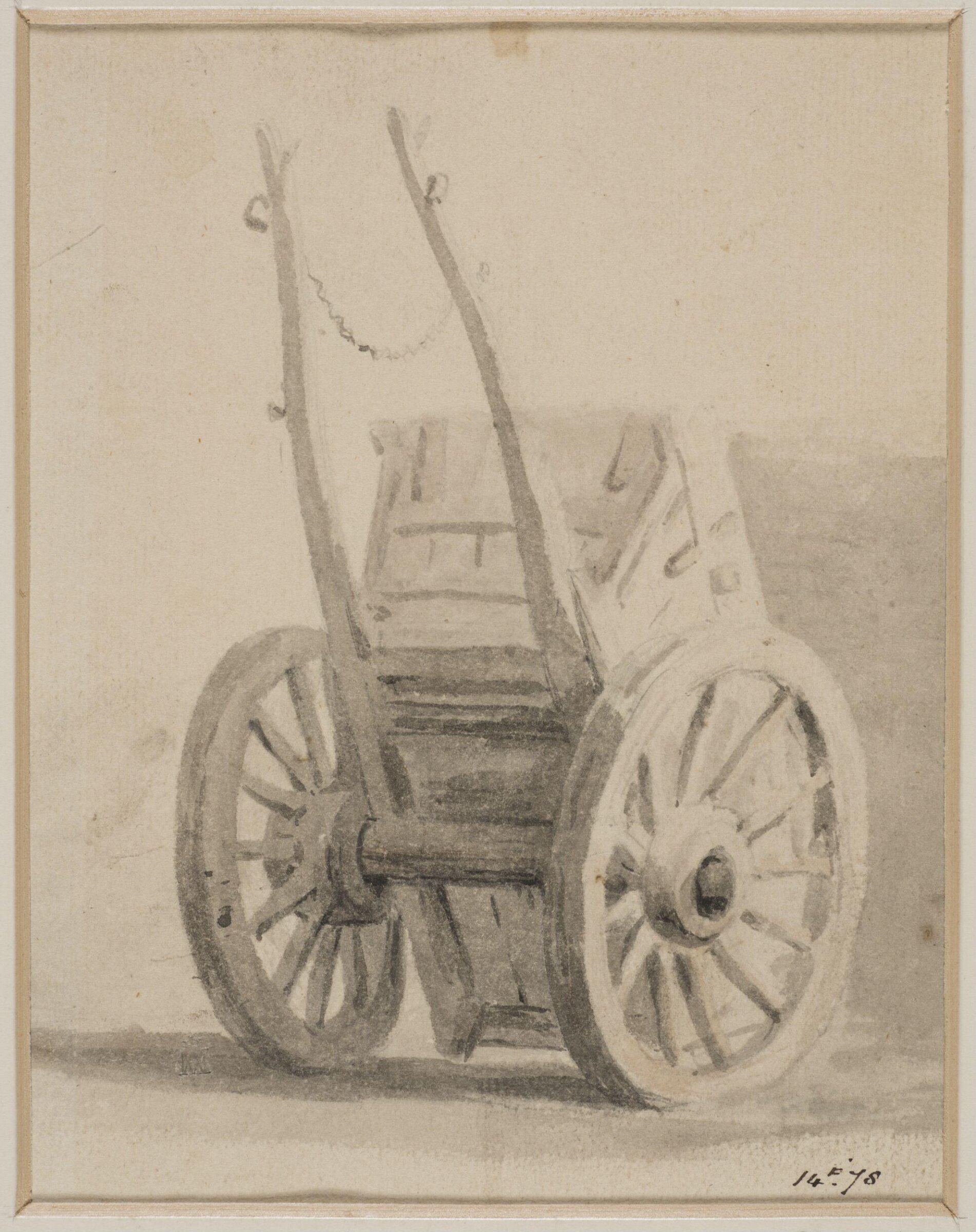 Watercolour, William Marlow, late 18th century