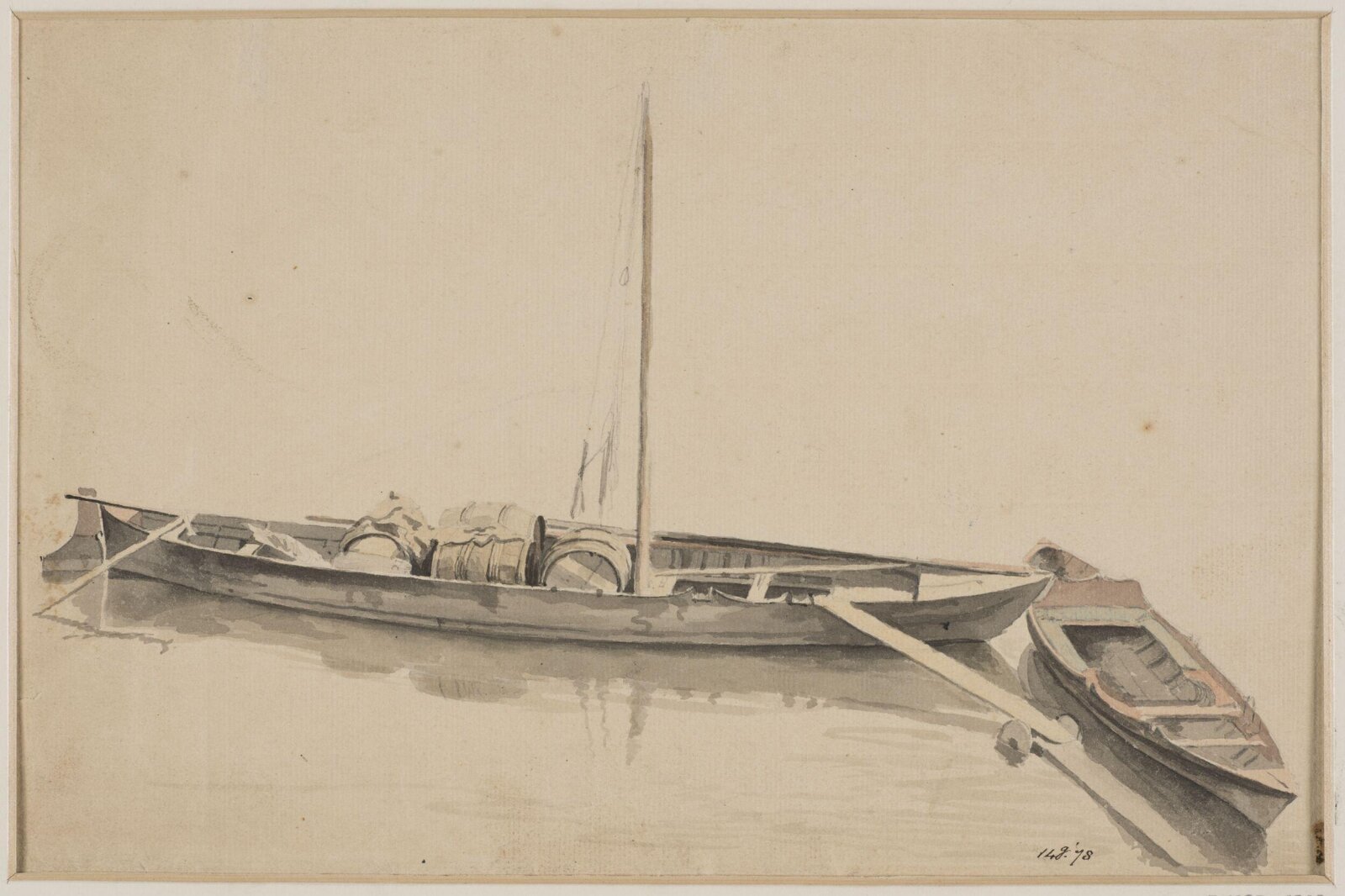 Watercolour, William Marlow, late 18th century
