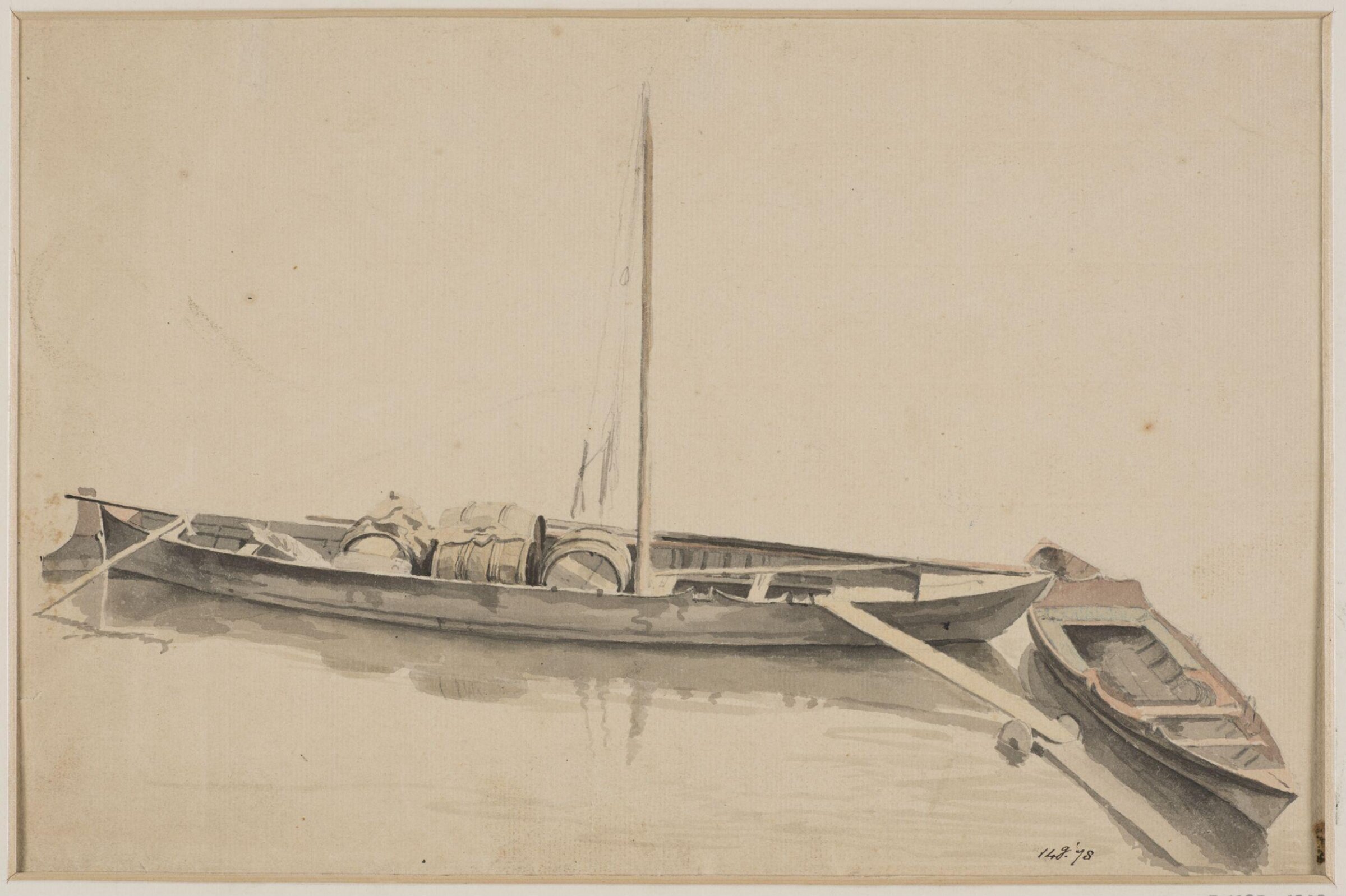 Watercolour, William Marlow, late 18th century