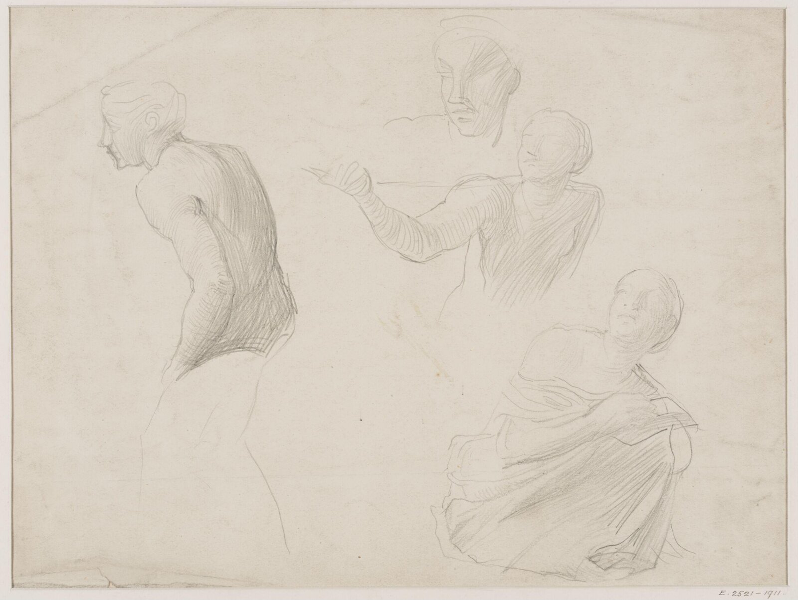 Drawing, Alfred Stevens